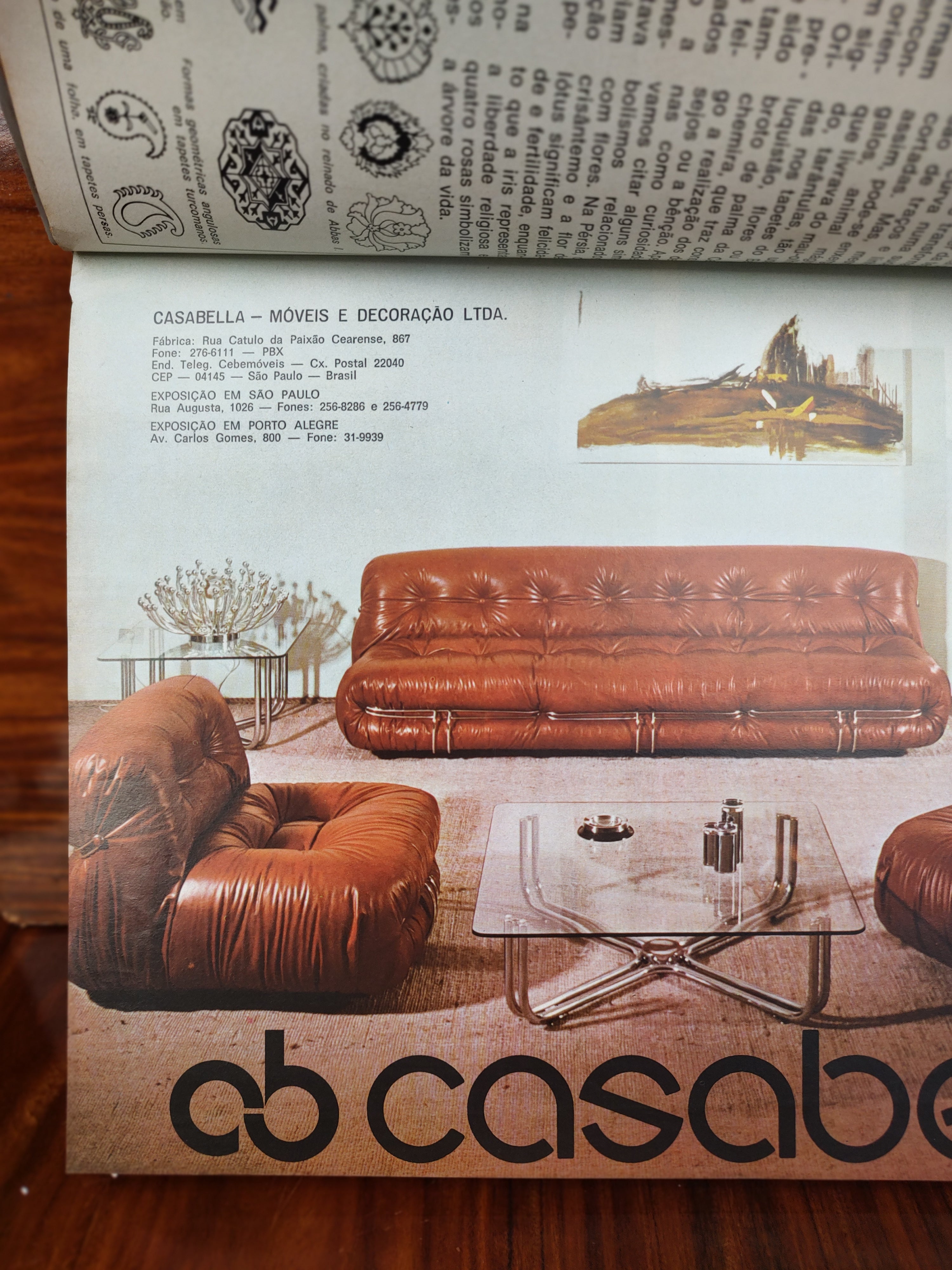 Livro "Casa &amp; Jardim - edição do ano" - FC Editora anos 70