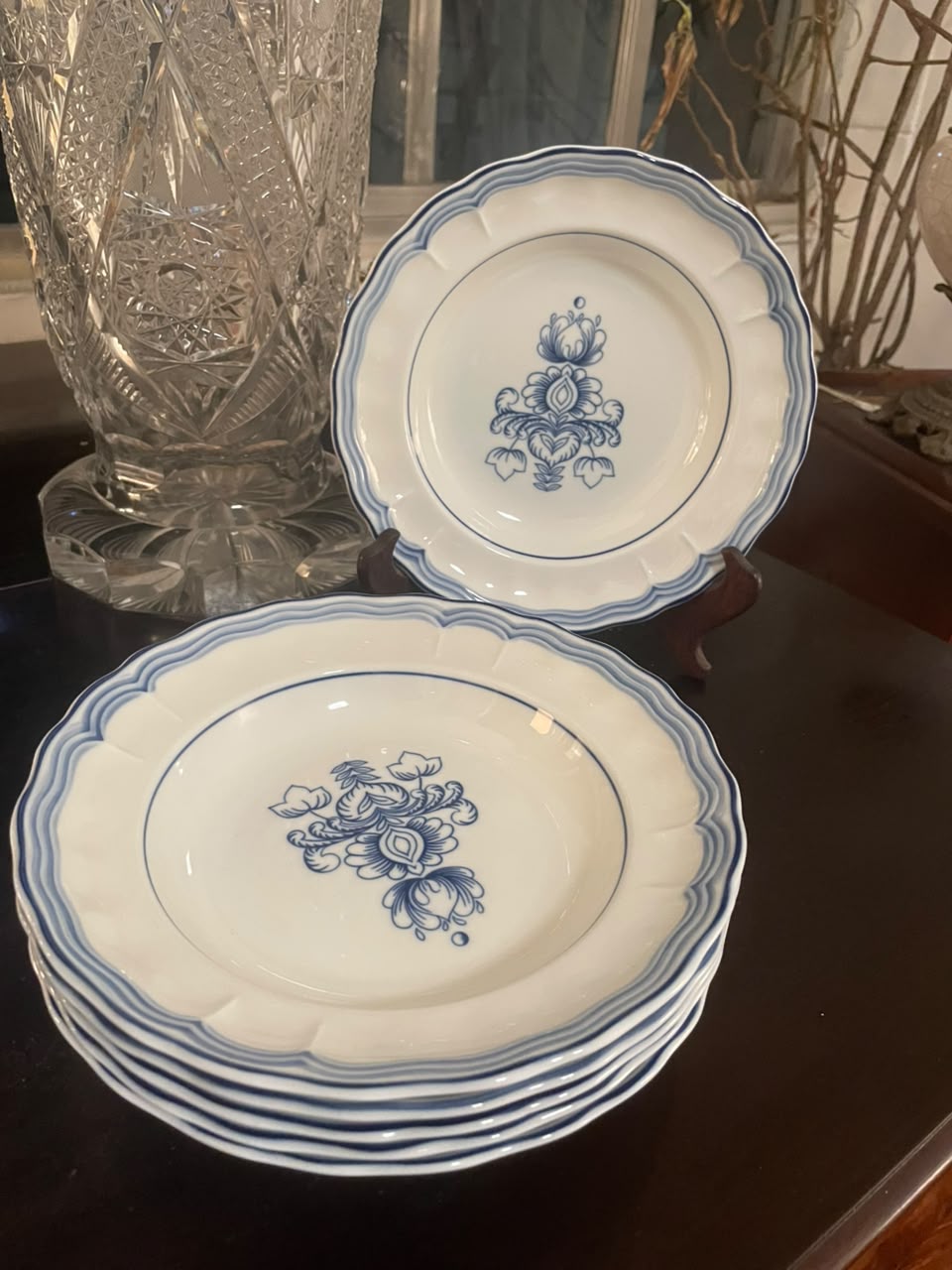 6 pratos de jantar em porcelana espanhola Bidasoa