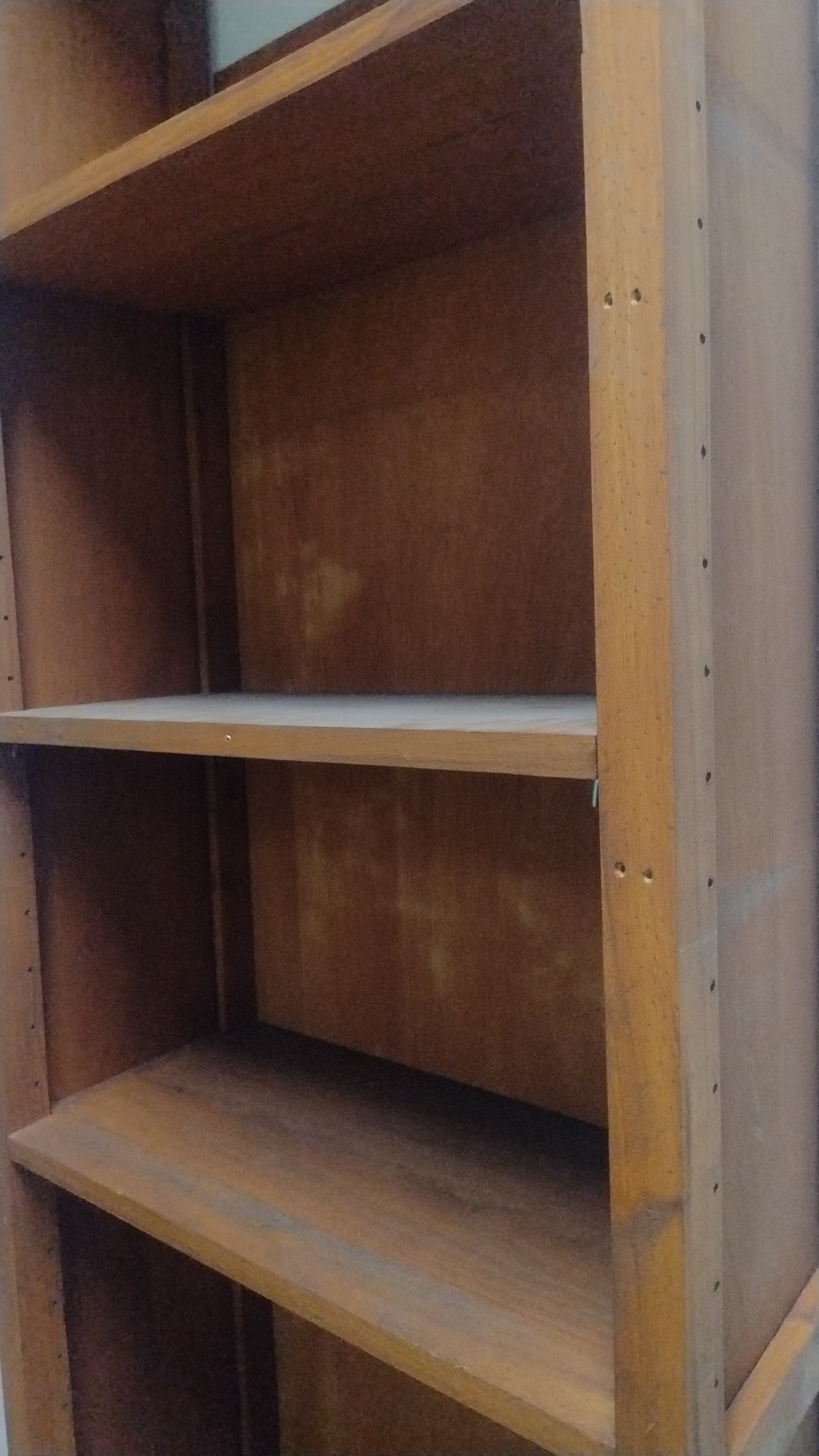 Estante para livros em Madeira Maciça - anos 80