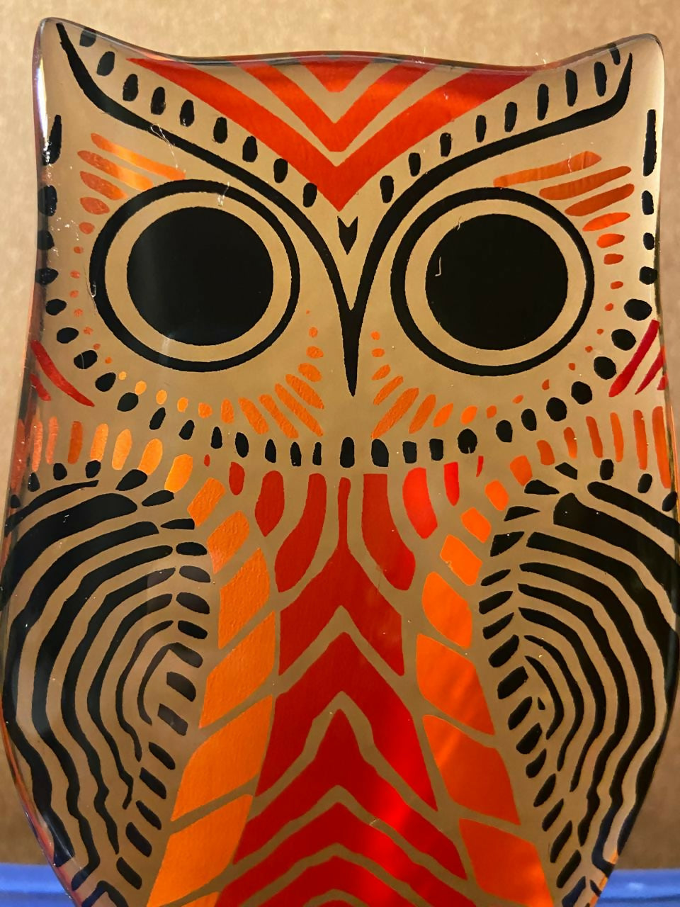 Coruja em Resina Policromada (DMCPS_285)