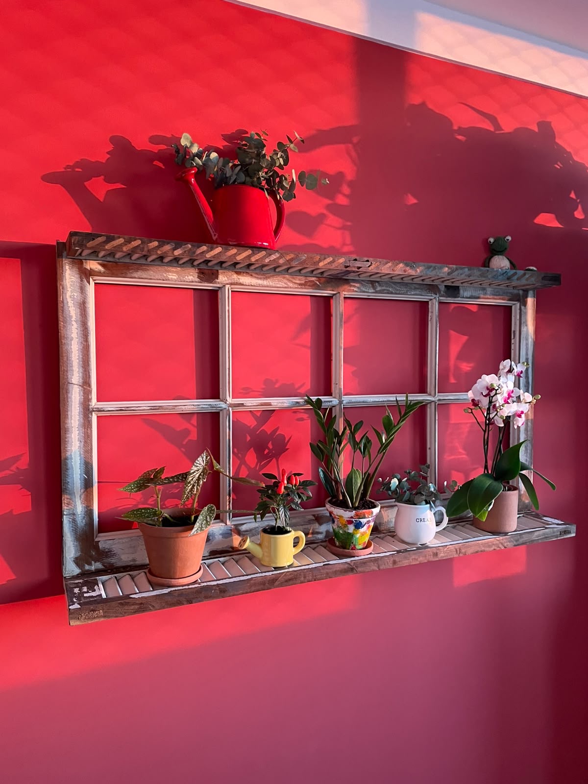 Janela de demolição garden para vasos