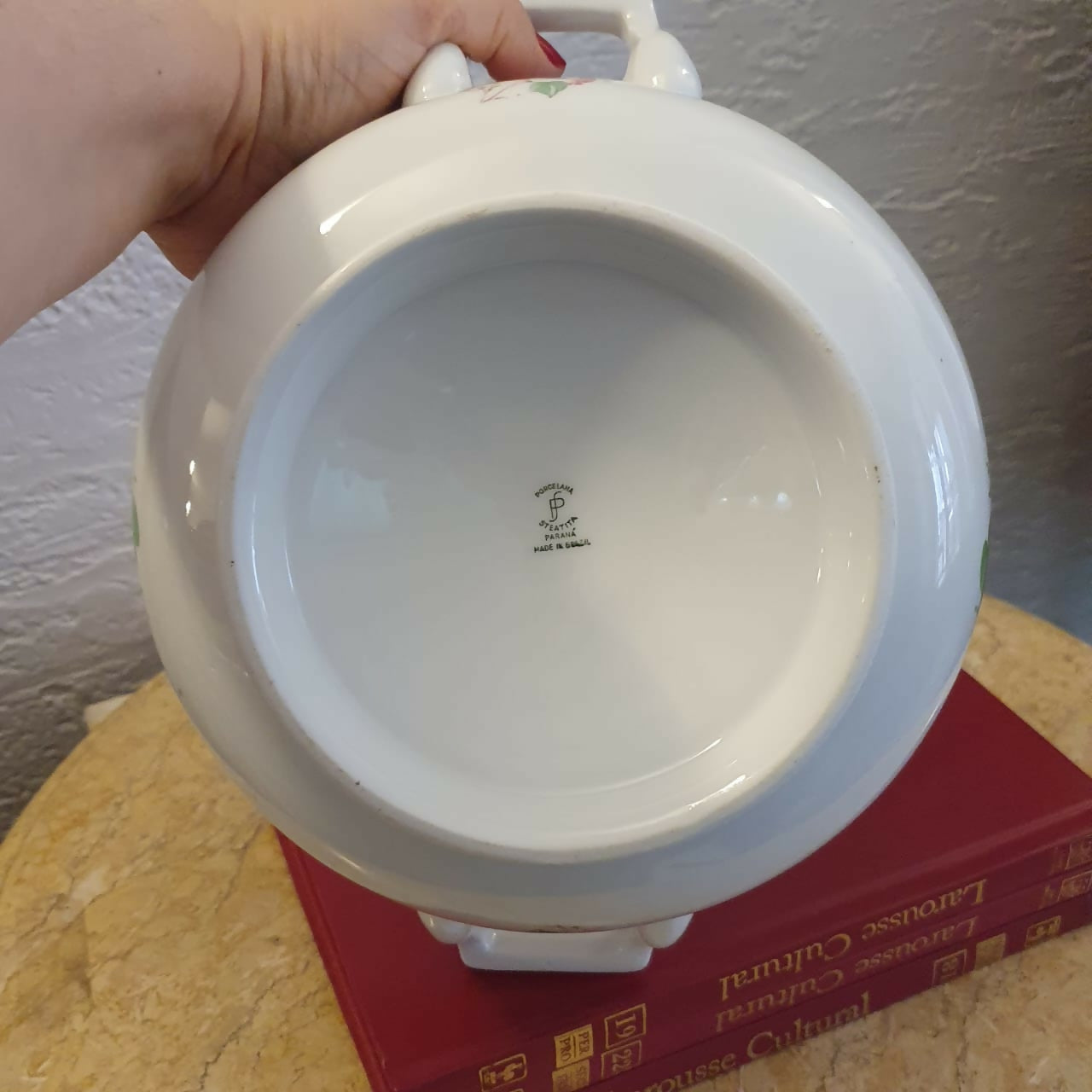 Sopeira em porcelana vintage Steatita. Maravilhosa!