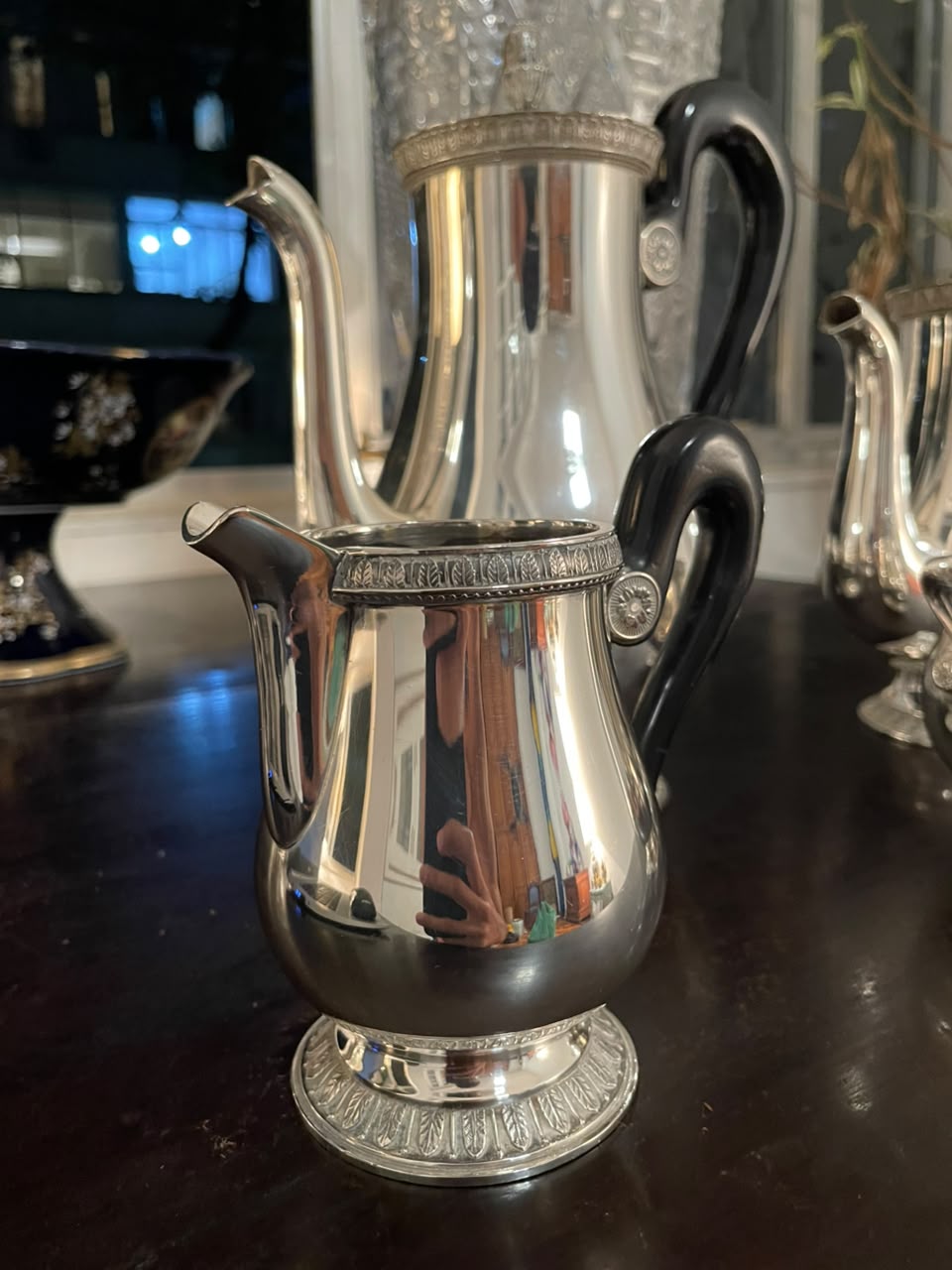 CHRISTOFLE - Baixela Malmaison chá e café 4 peças
