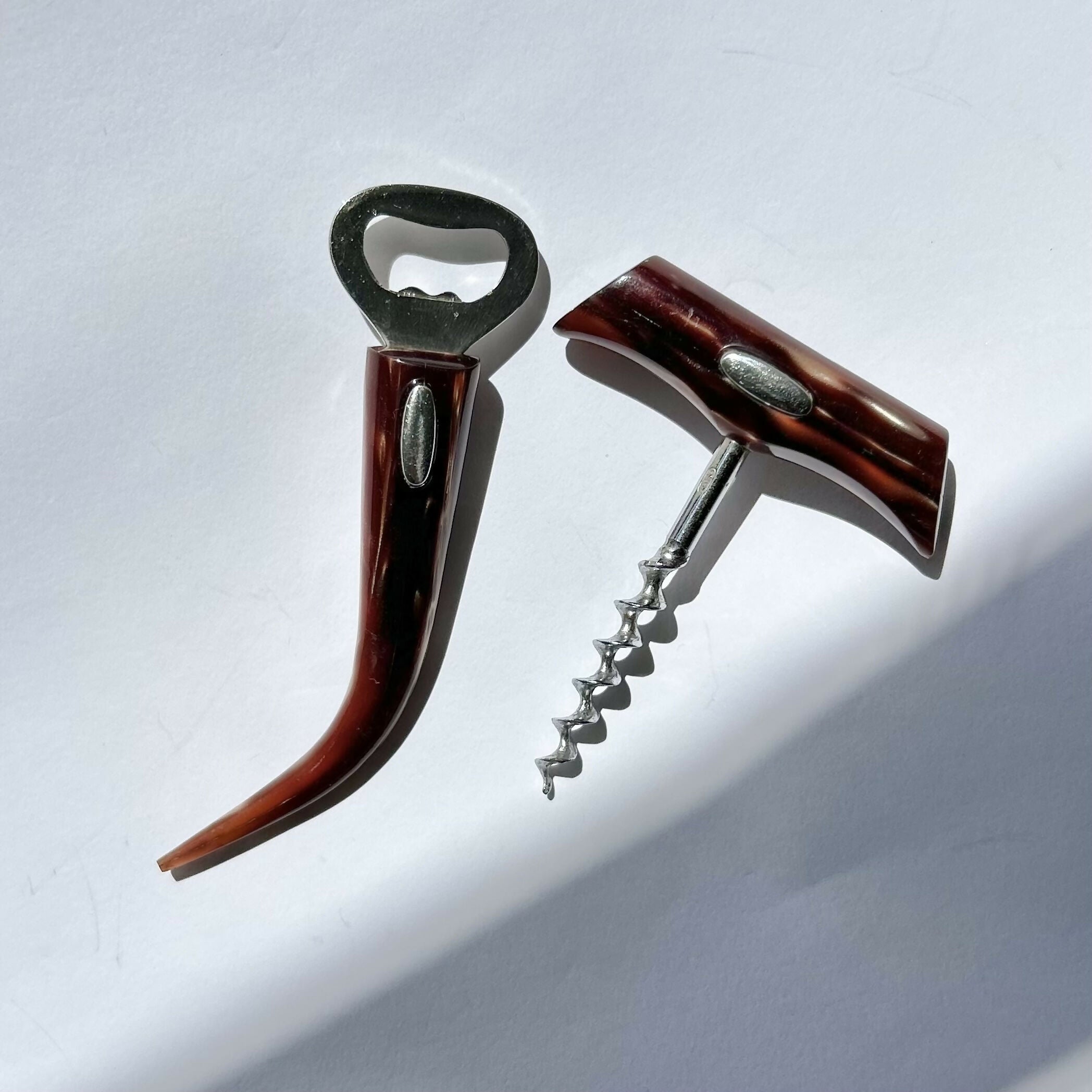 Conjunto Vintage Abridor + Saca-rolhas (c. 1960–1970)