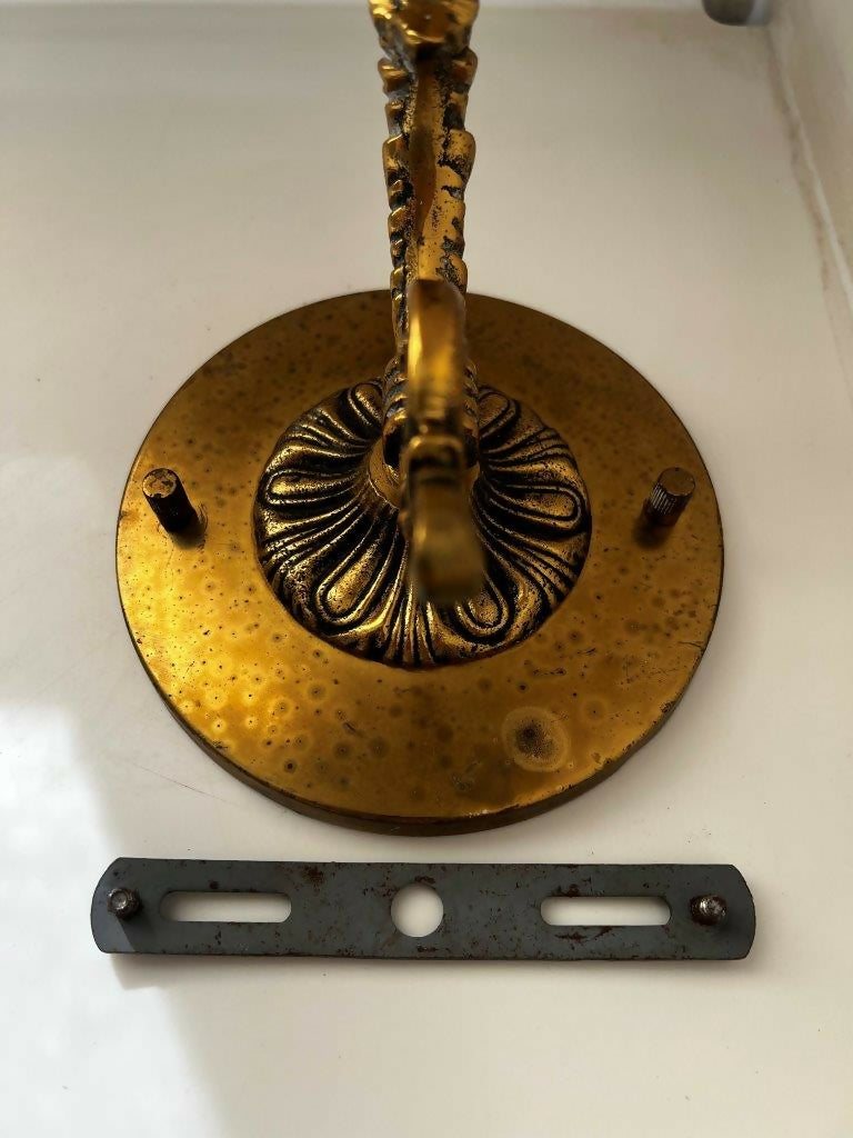 Par arandela candelabro em bronze estilo antigo