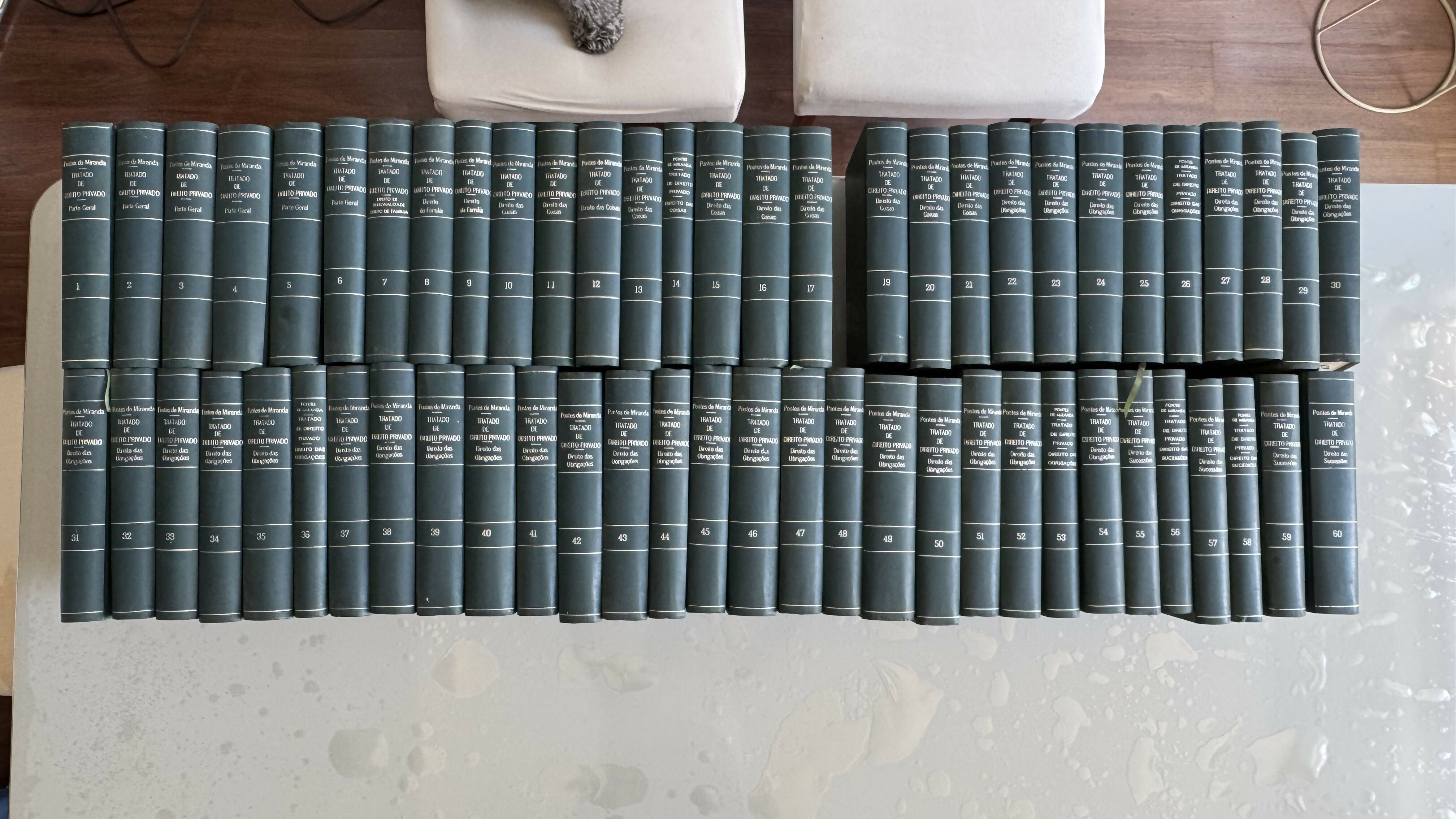 Coleção Tratado De Direito Privado - Pontes De Miranda - 59 Vols - Rubricados Pelo Autor