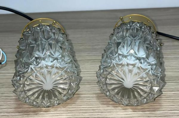 Par de lustres pendentes Anos 60