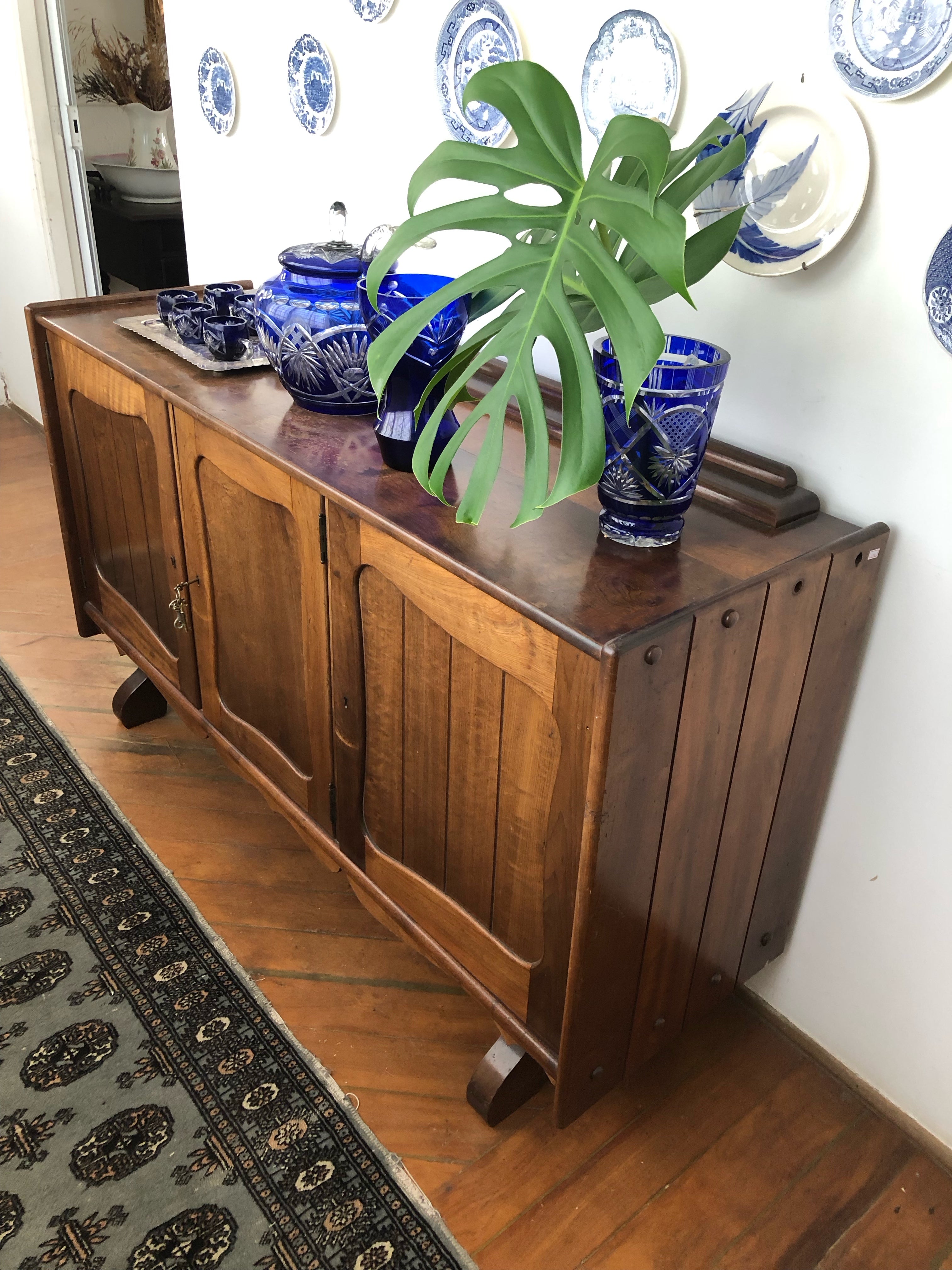 Buffet aparador Cimo original em madeira maciça década 50/60 Art Déco
