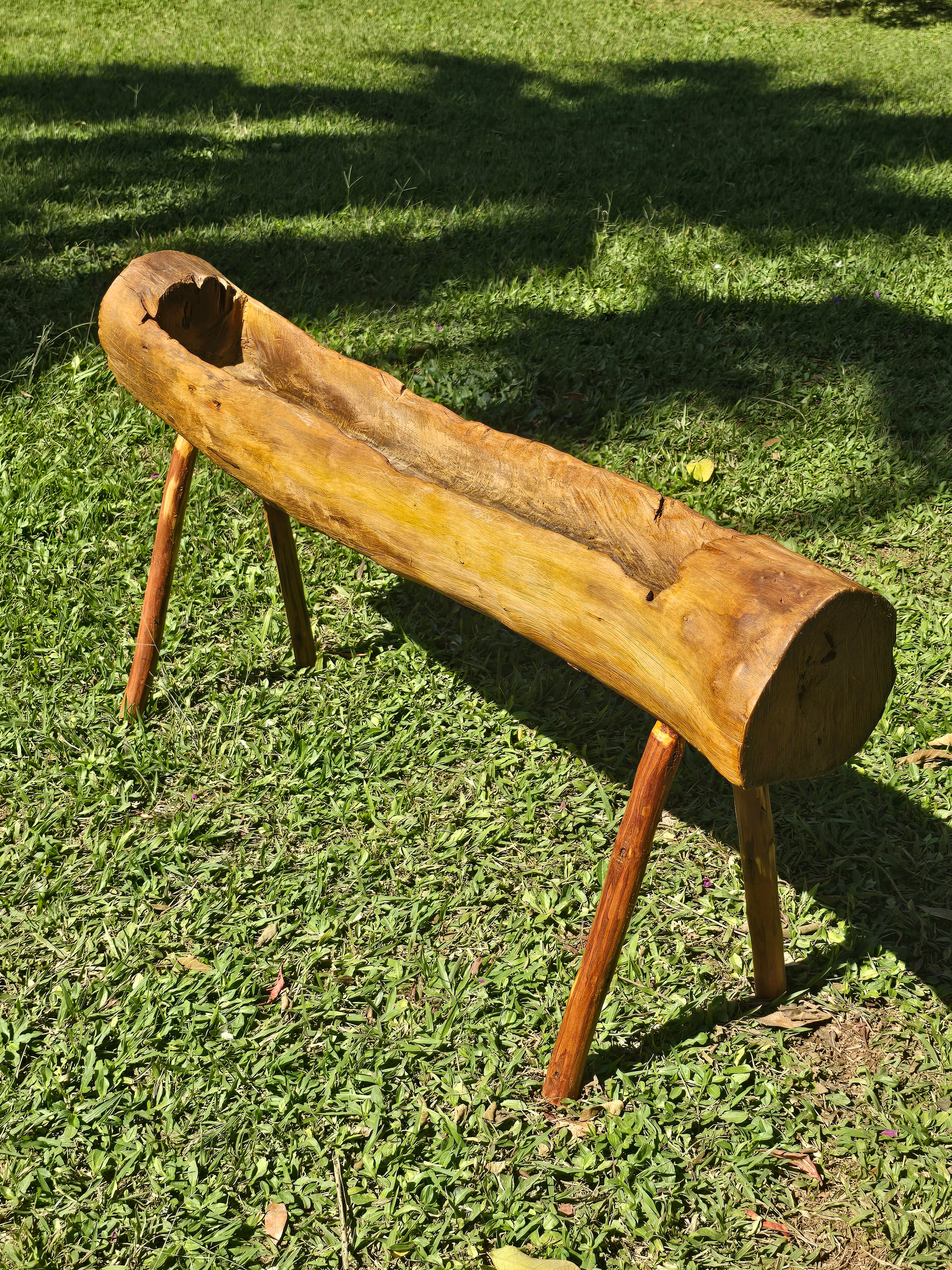 Cocho de Roça Madeira Maciça Garimpo Mineiro