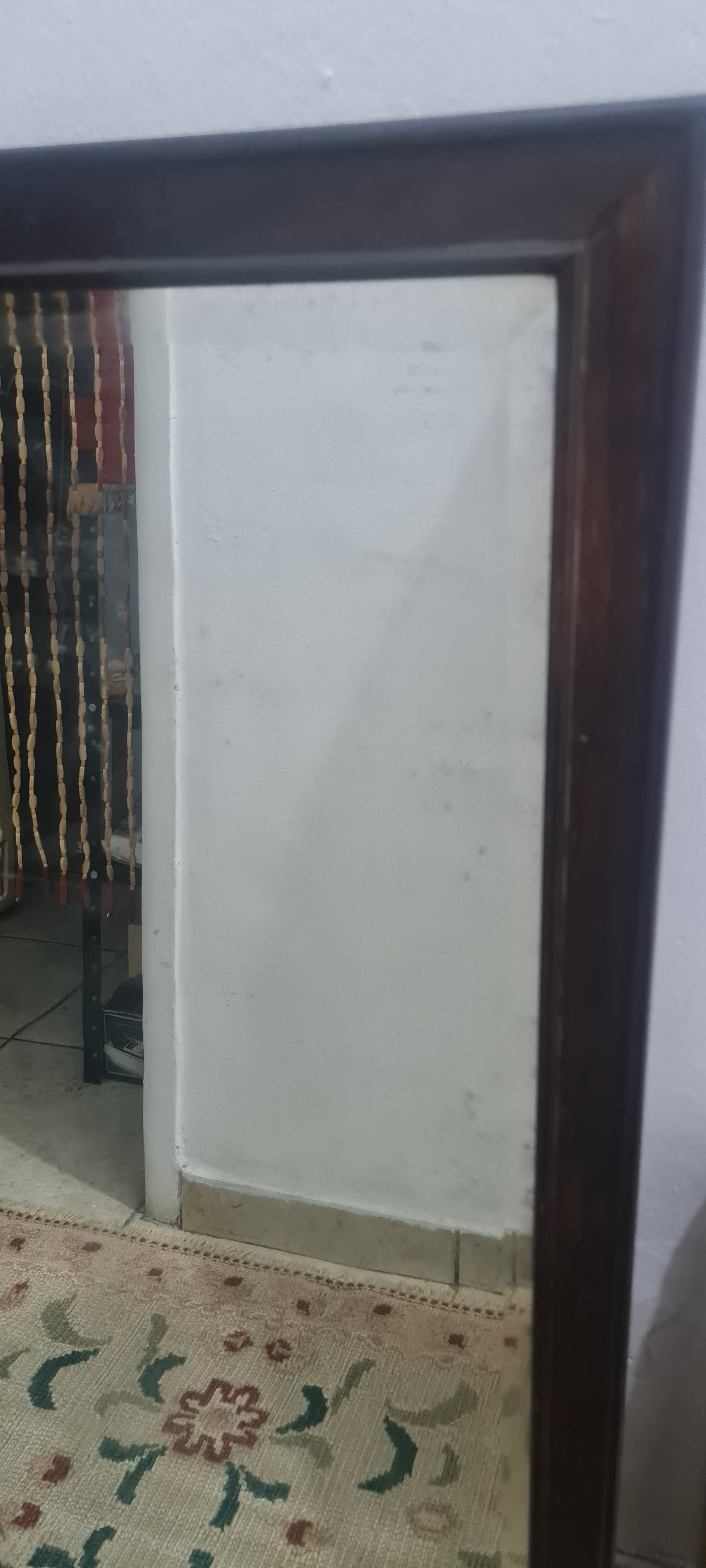 Espelho de Corpo Inteiro Anos 60/70 com Moldura em Jacarandá Legítimo
