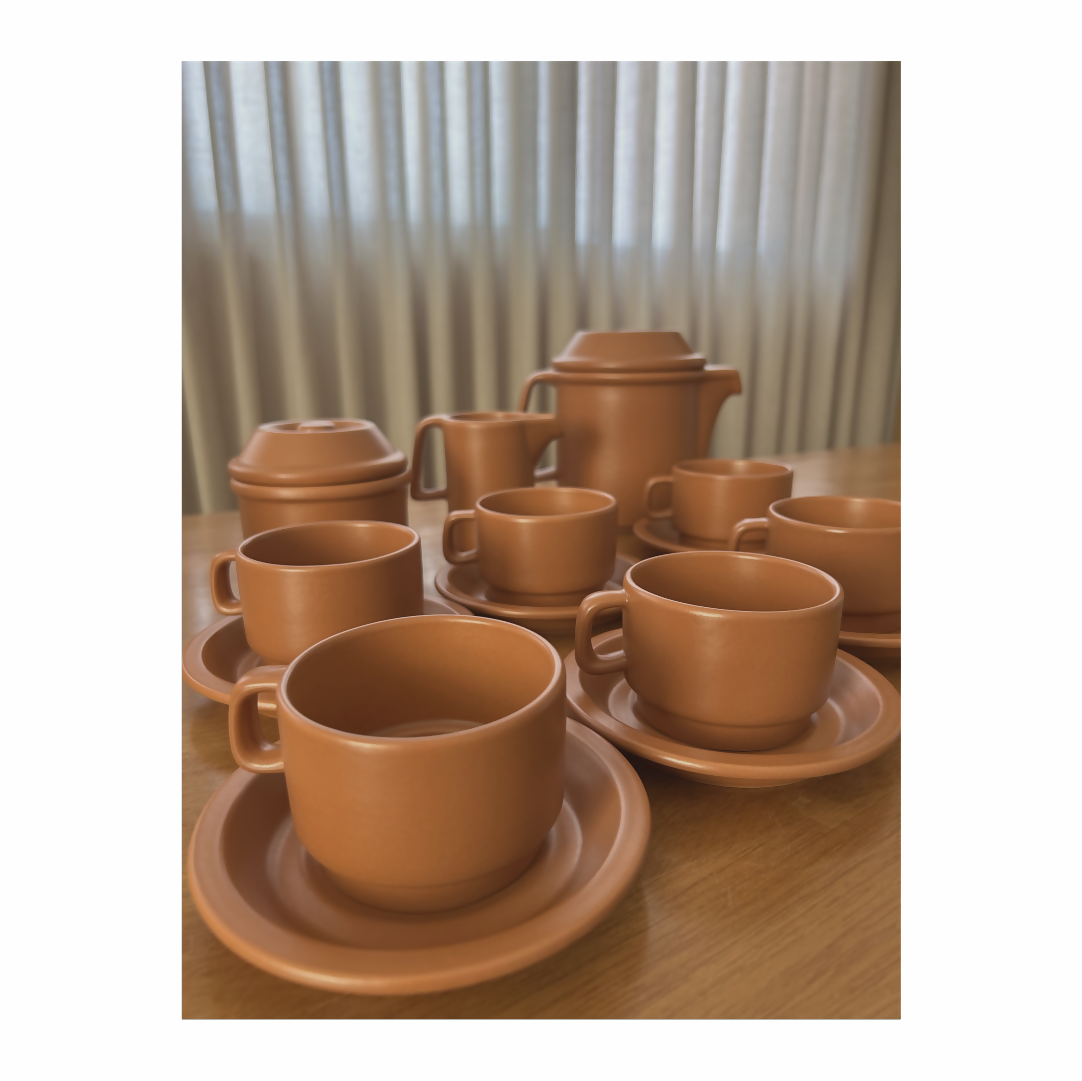 Jogo em Cerâmica Vila Rica para Chá