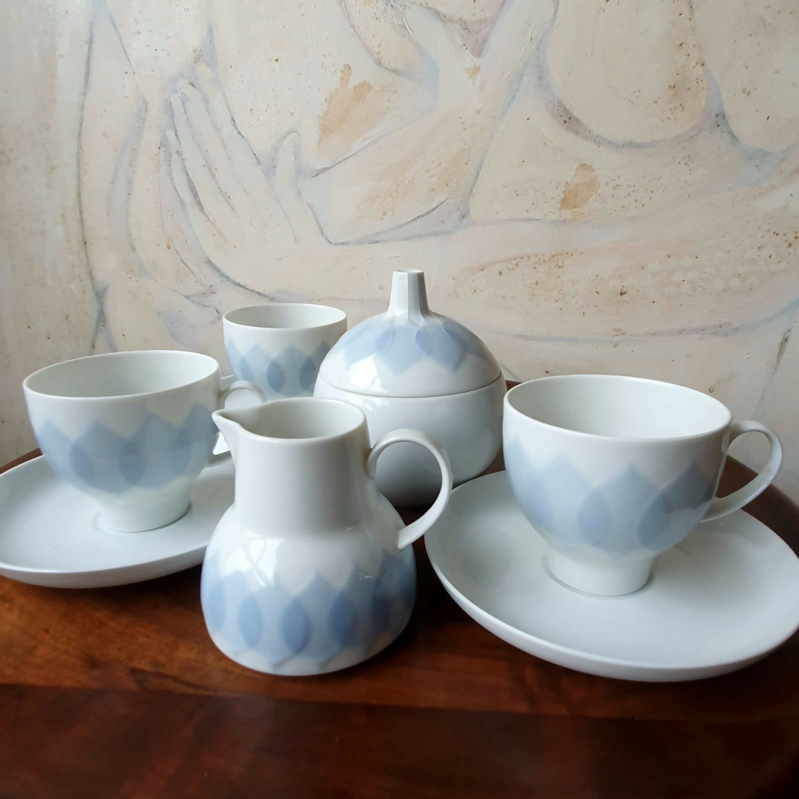 Pequeno conjunto de chá Rosenthal Studio Line