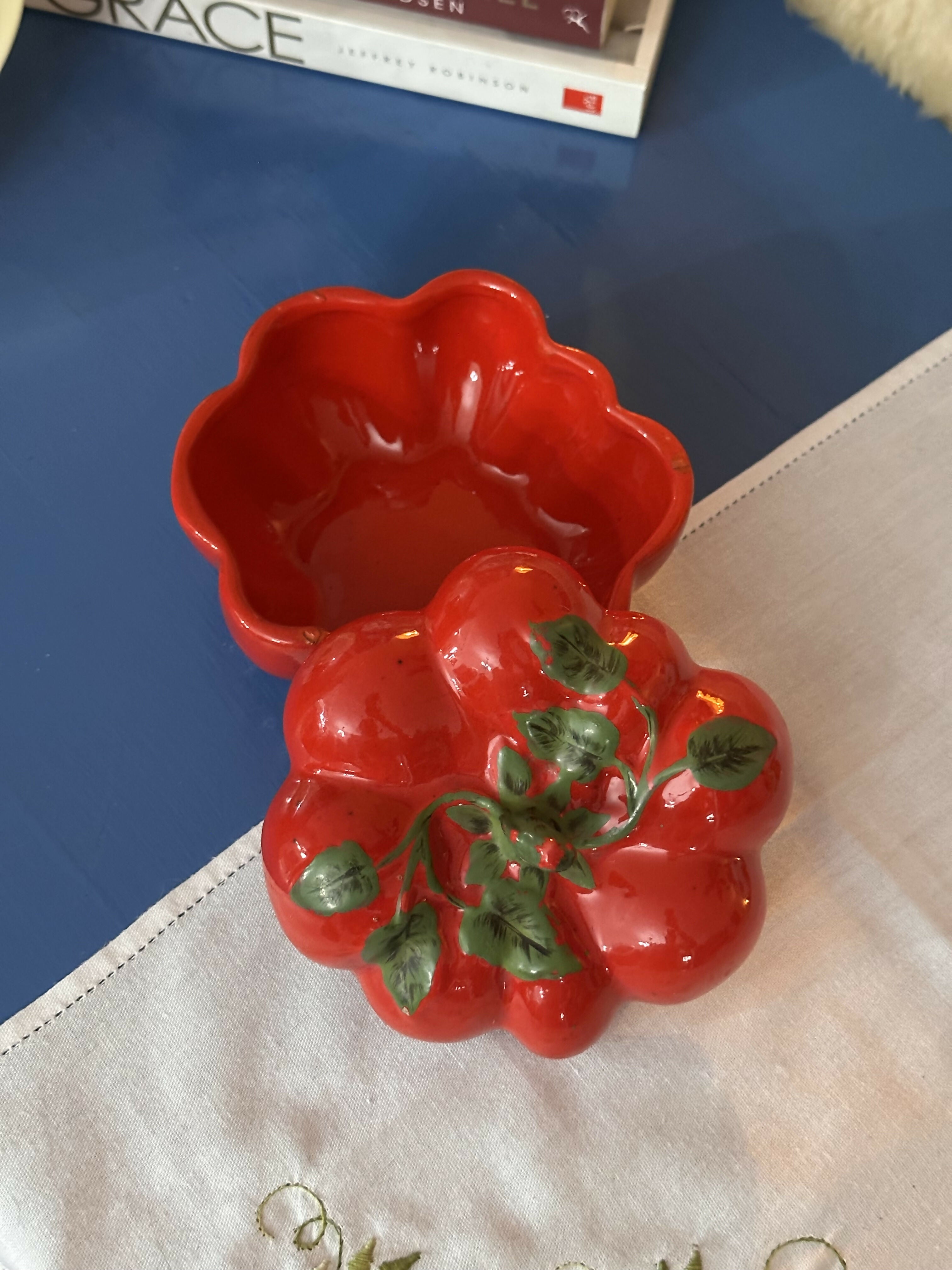 Potiche formato lindeza de tomate da antiga manufatura Weiss