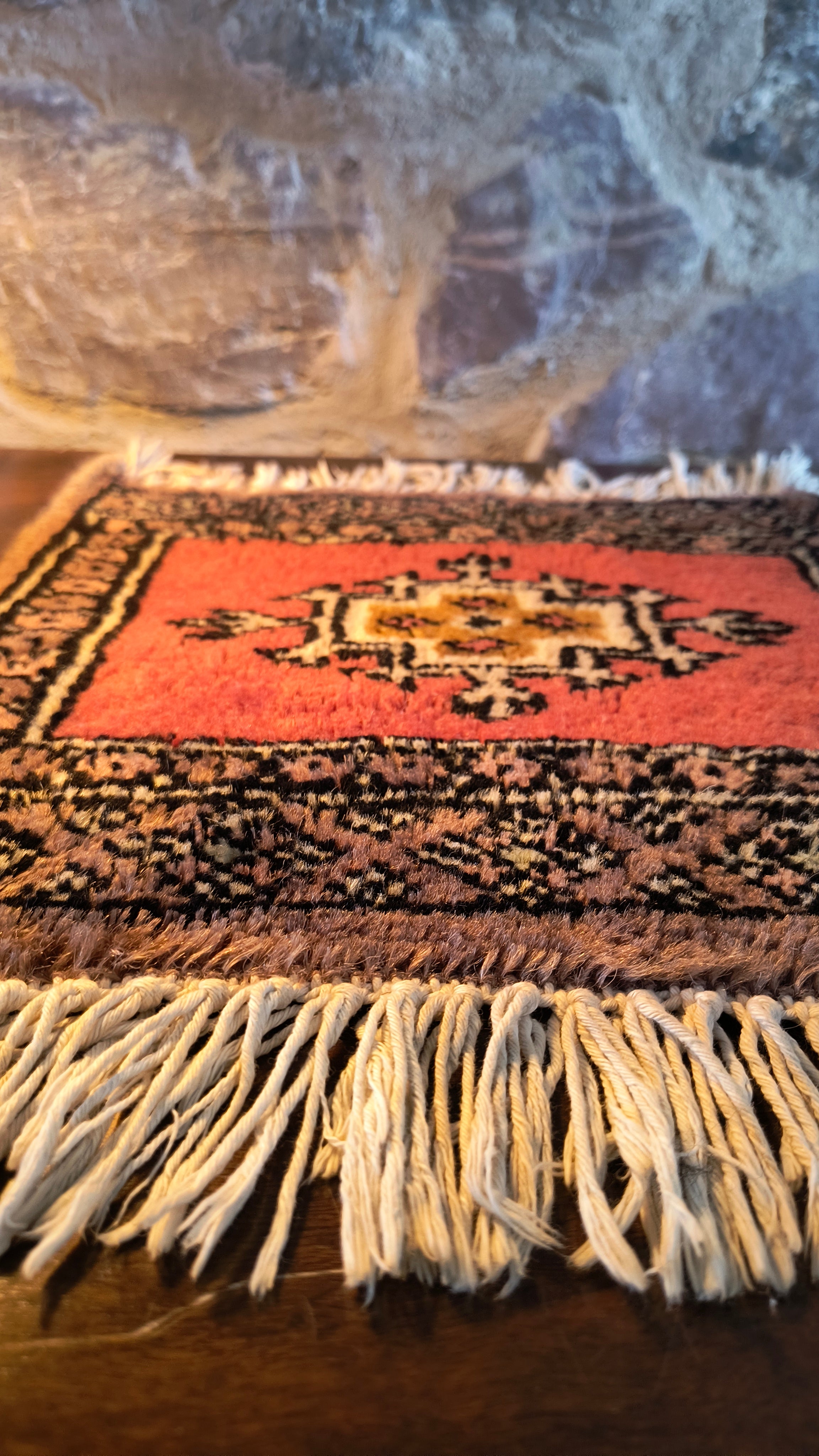 Mini tapete em estilo oriental para decoração
