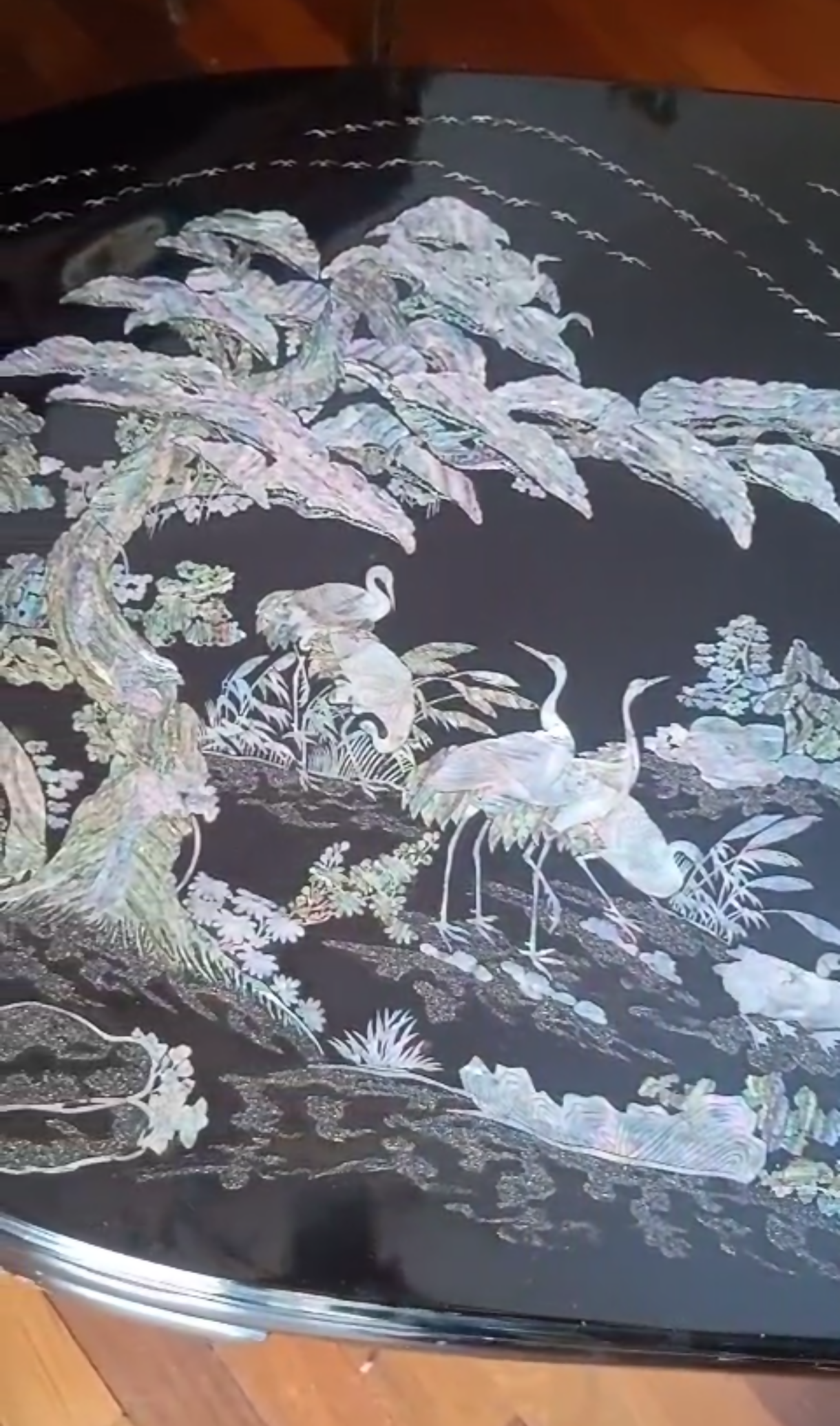 Antiga Mesa de Centro Chinoiserie