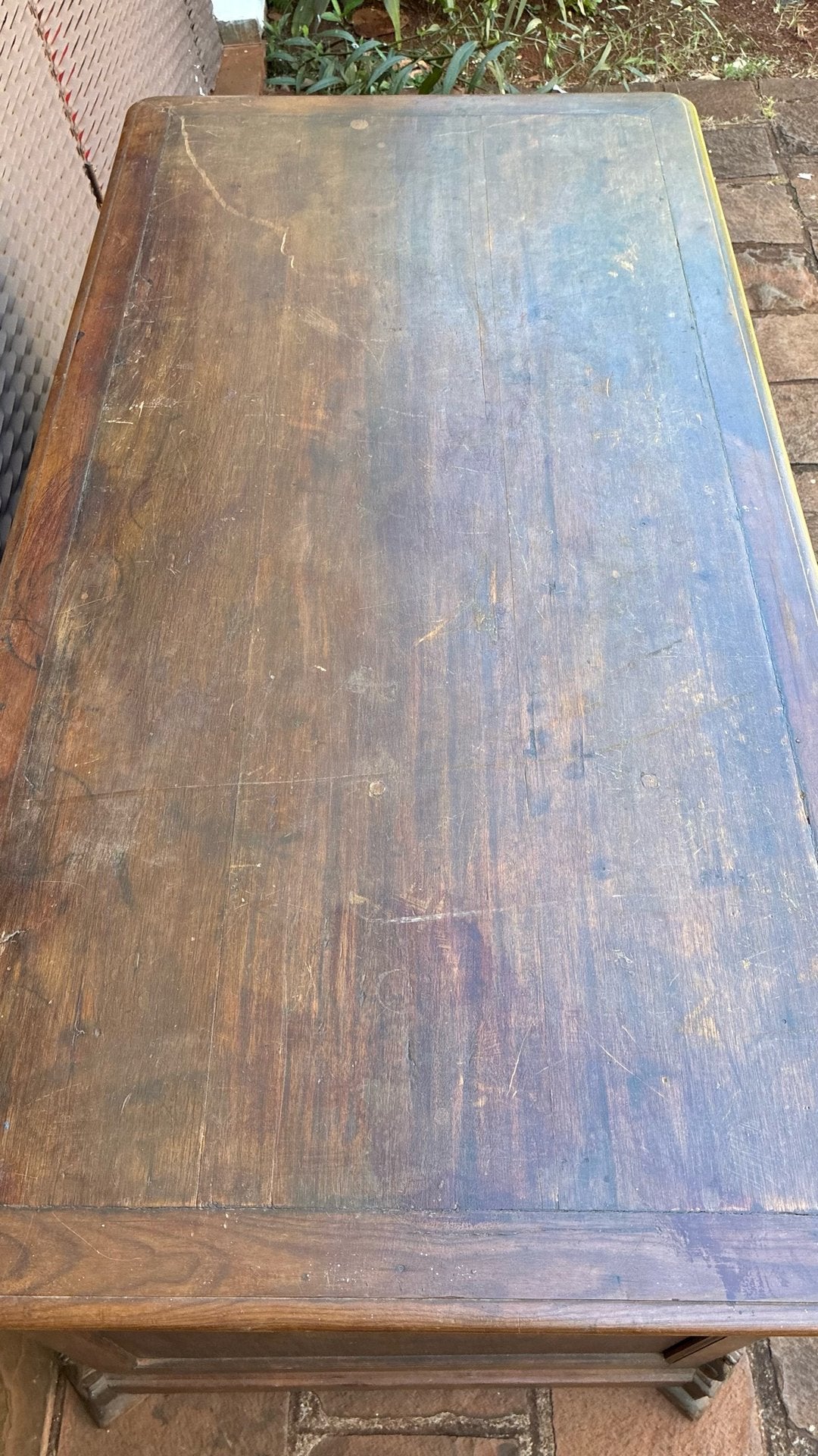 Escrivaninha Pedestal em Madeira