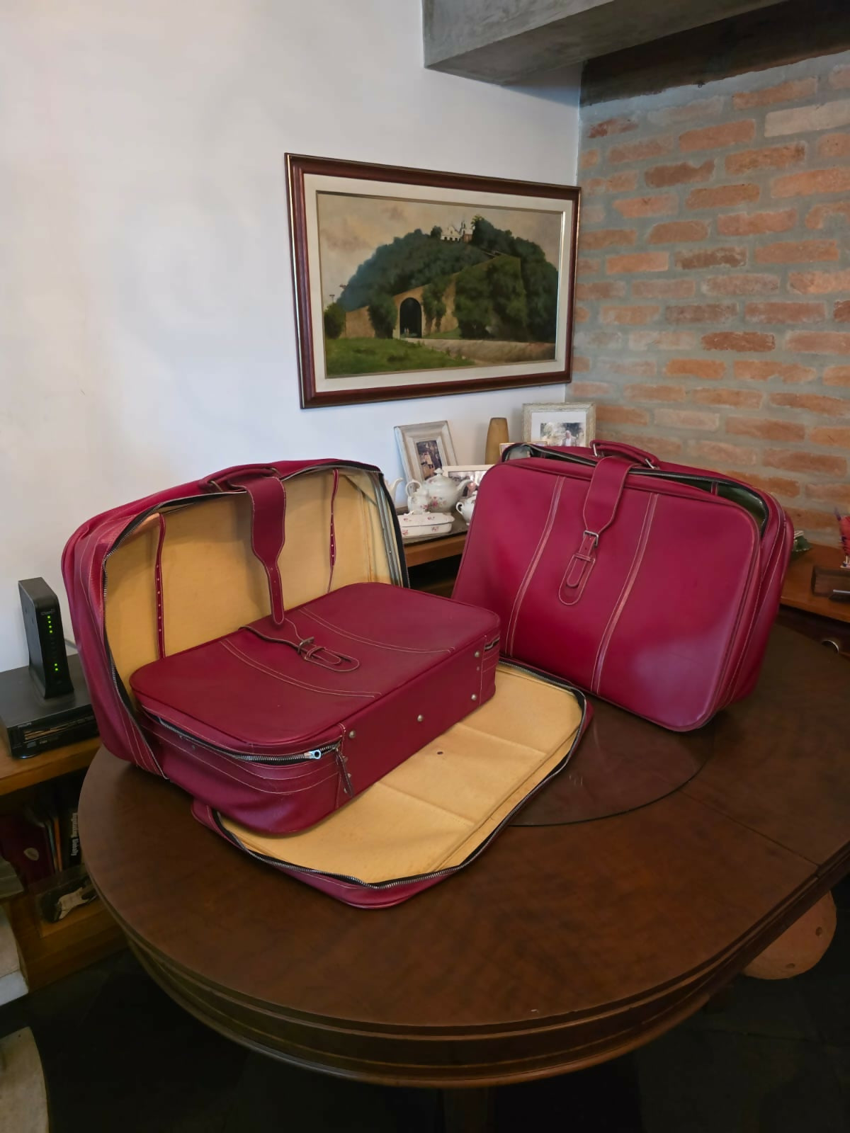 Trio de Malas da década de 60