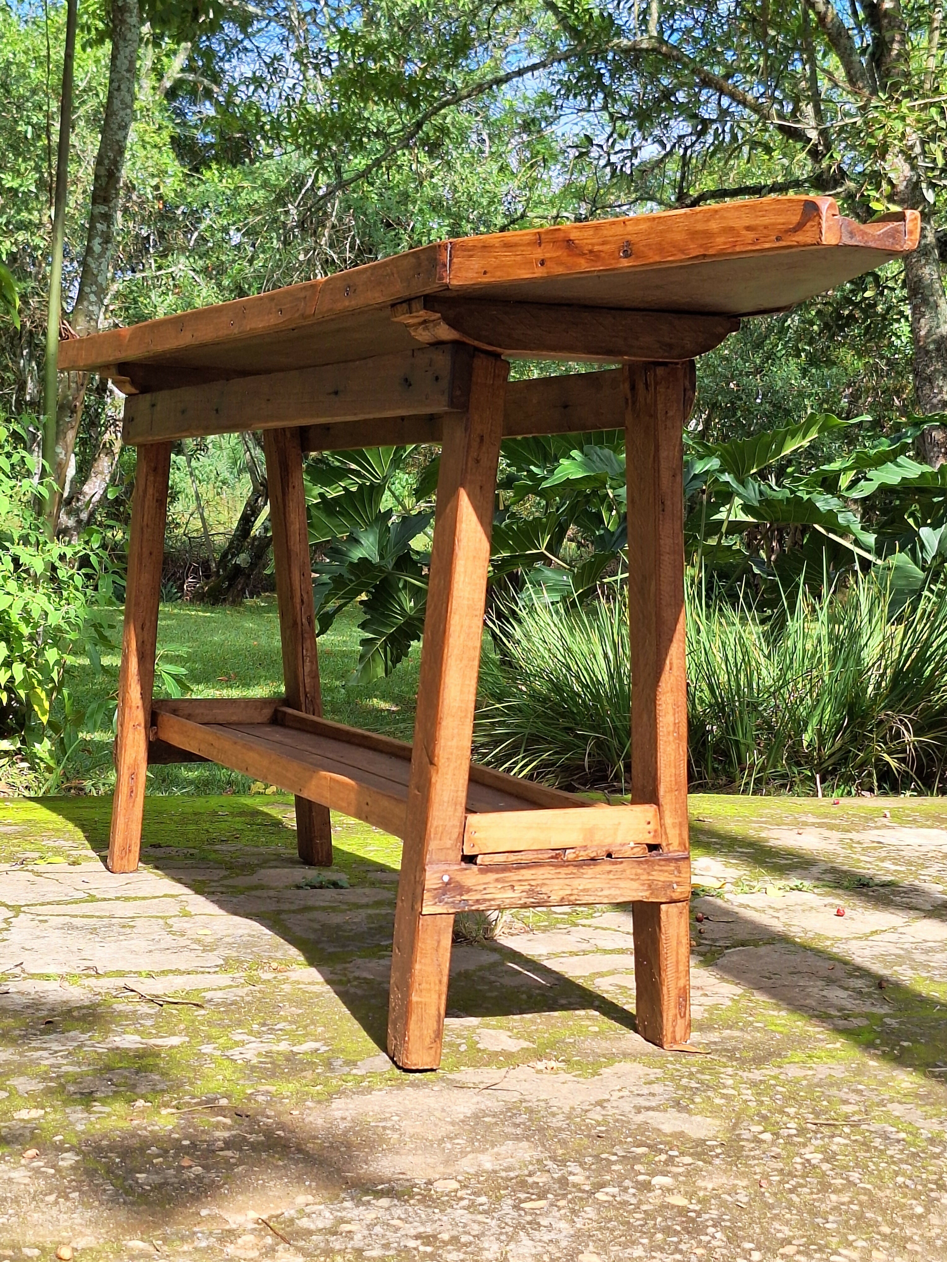 Queijeira Rústica Madeira Maciça Garimpo Mineiro