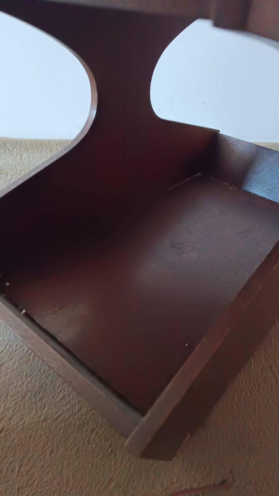 Carrinho Bar Vintage / Mesa Lateral Anos 70 com Rodinhas