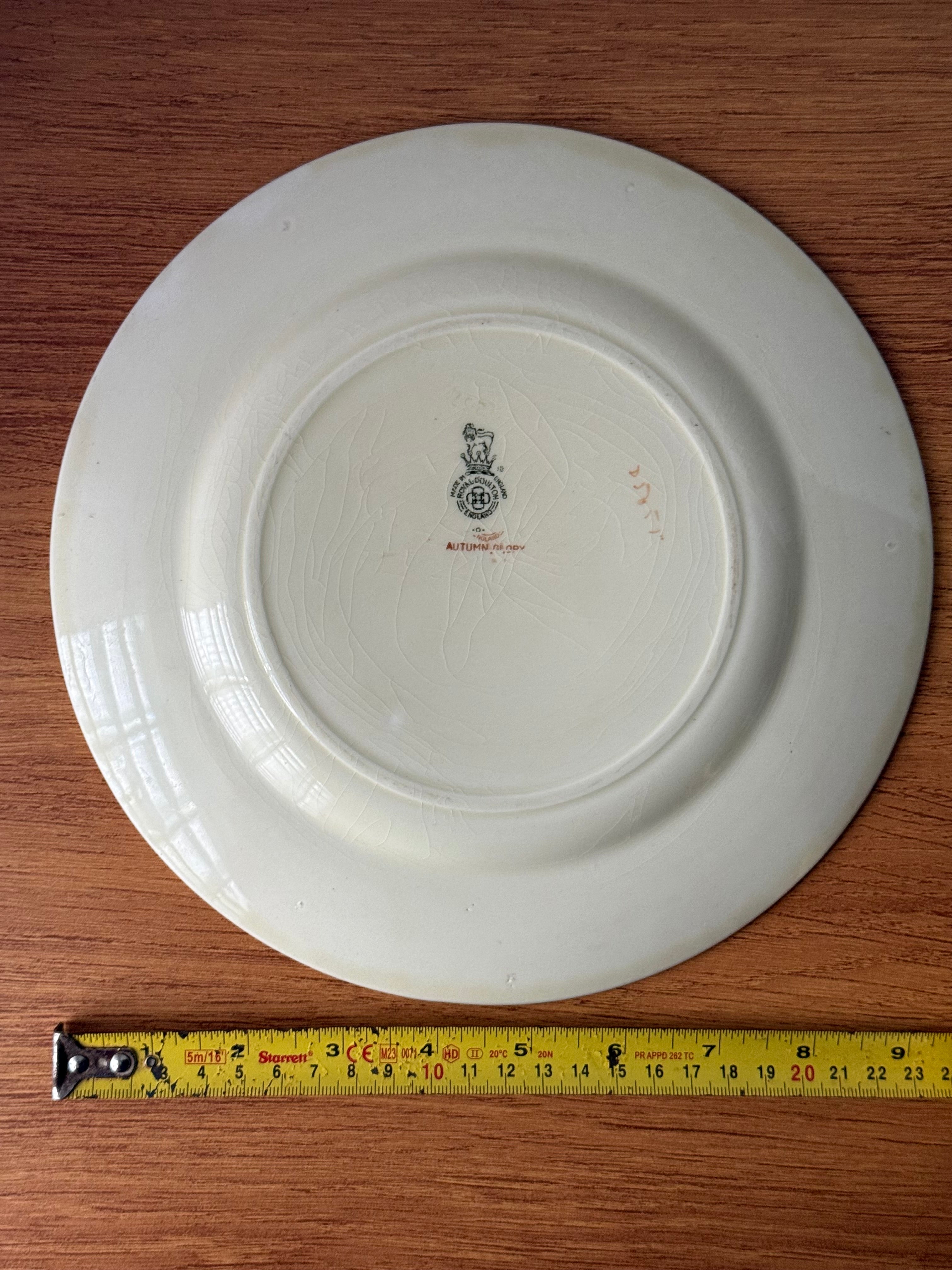 Prato Decorativo Royal Doulton “Autumn” | Inglaterra