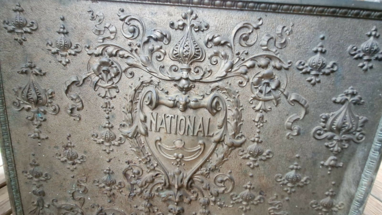 Imponente e Rara Caixa Registradora da marca National do Ínício do Séc. XX