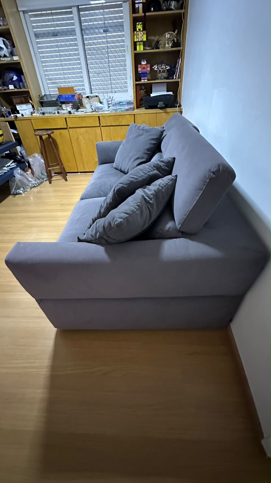 Sofá retrátil 3 lugares Brentwood Caruzo
