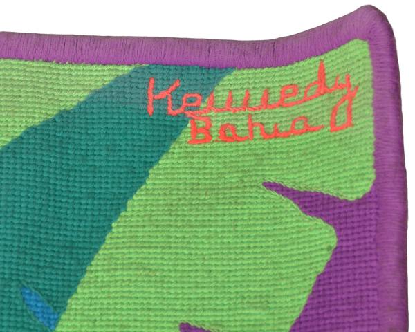 Tapeçaria modernista Kennedy Bahia Baianas coloridas