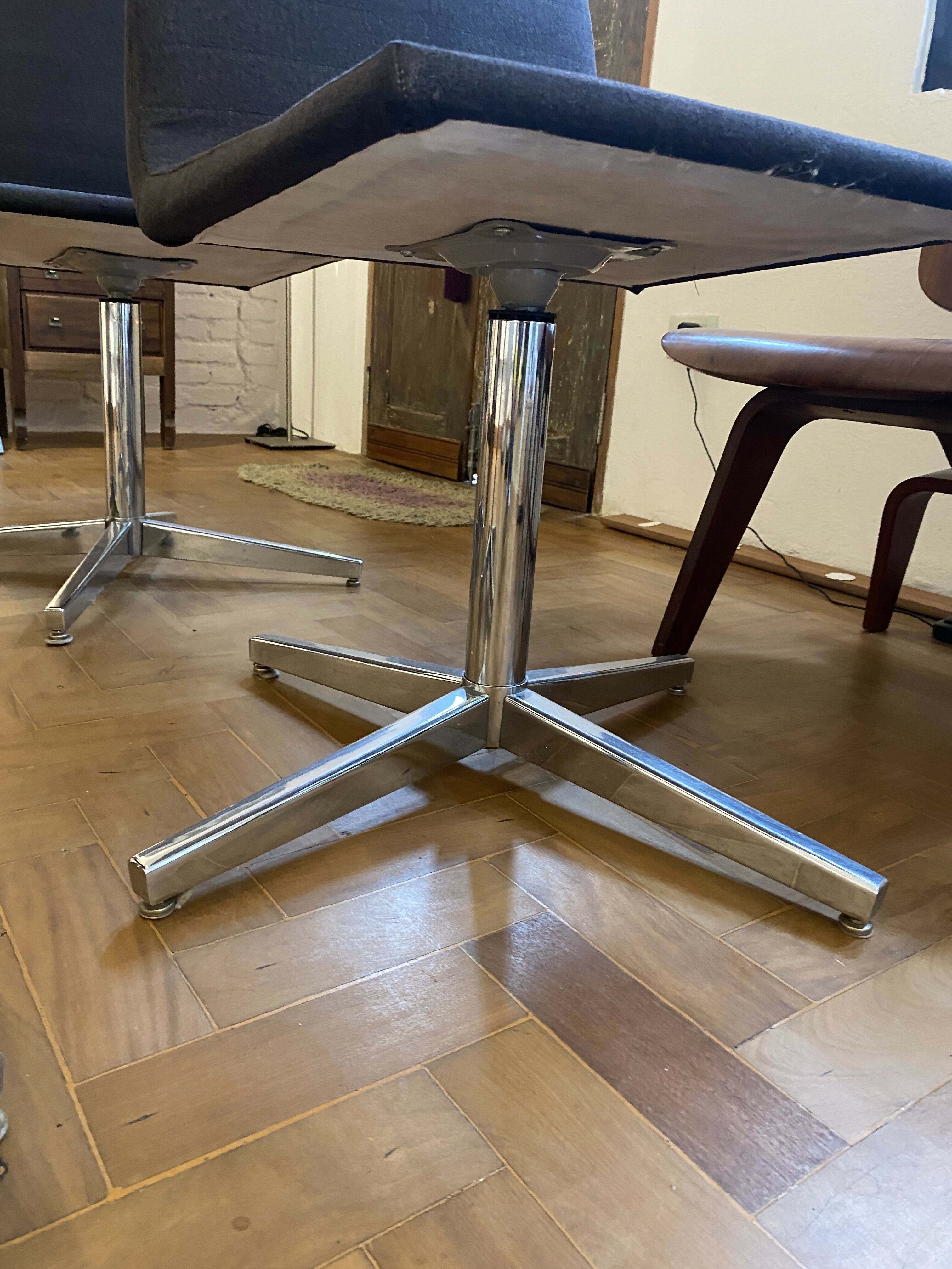 Quarteto de Cadeiras de jantar giratórias