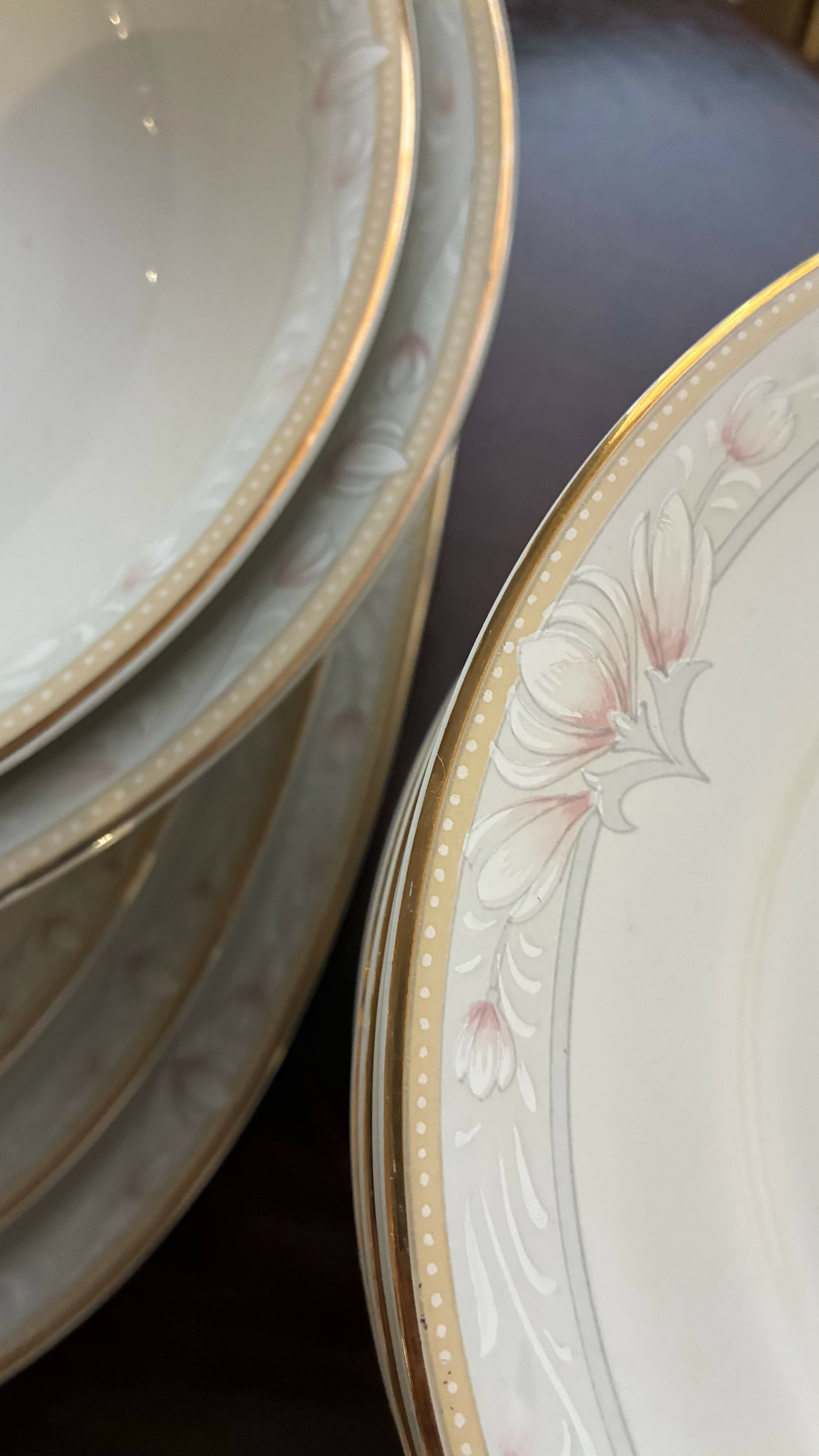 Aparelho de Jantar Schmidt Ivory China – 42 Peças