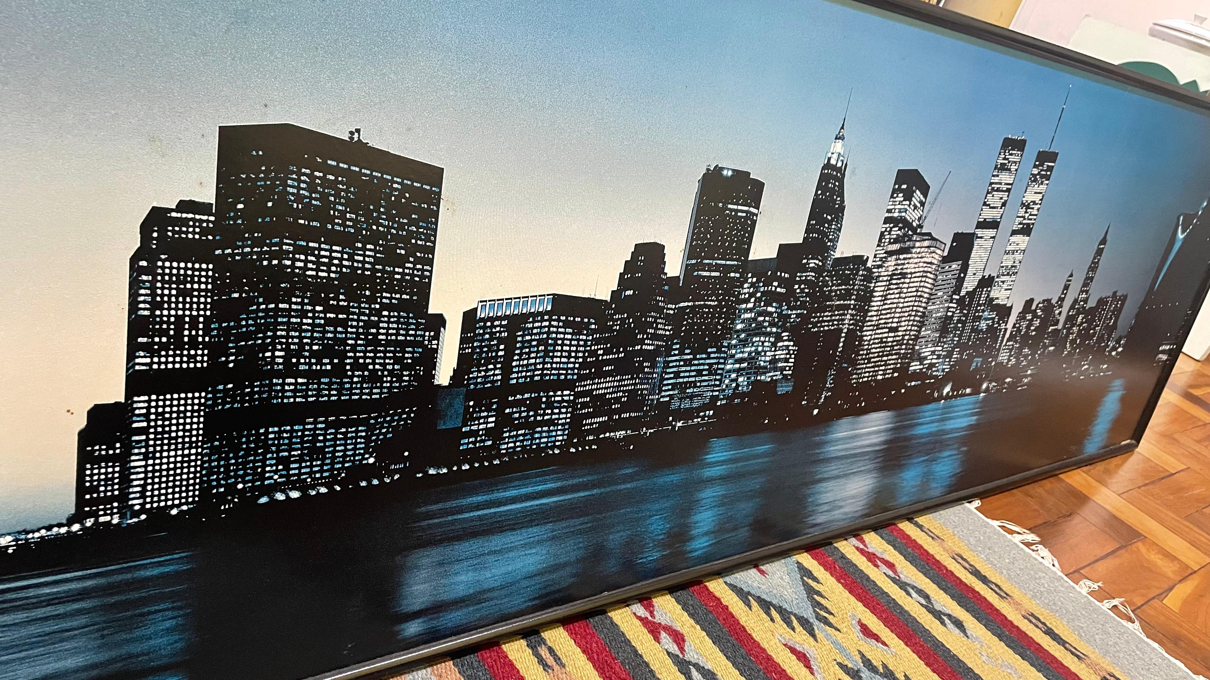 Pôster Vintage Nova York 1987 - Torres Gêmeas