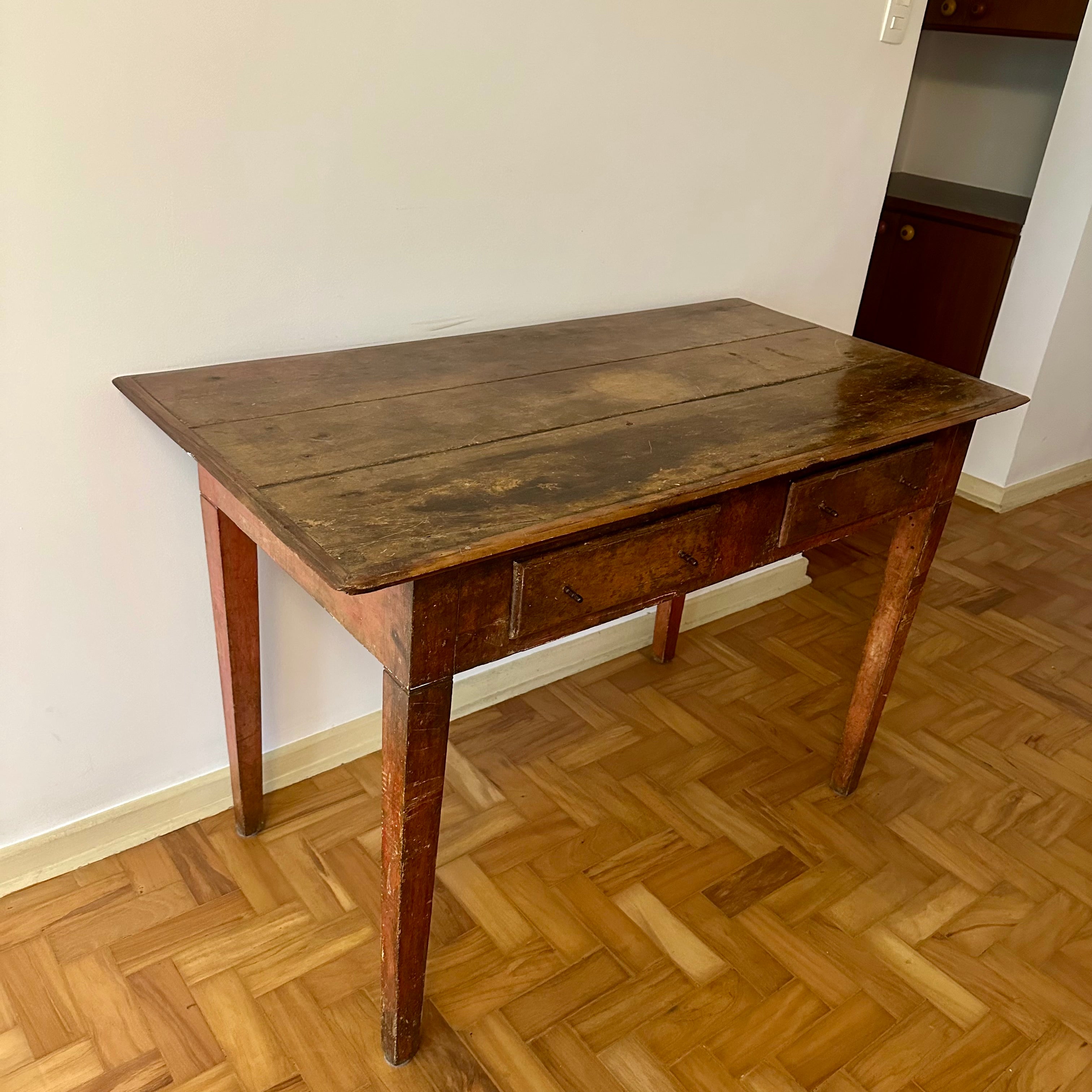 Aparador mineiro de fazenda com duas gavetas - 60s