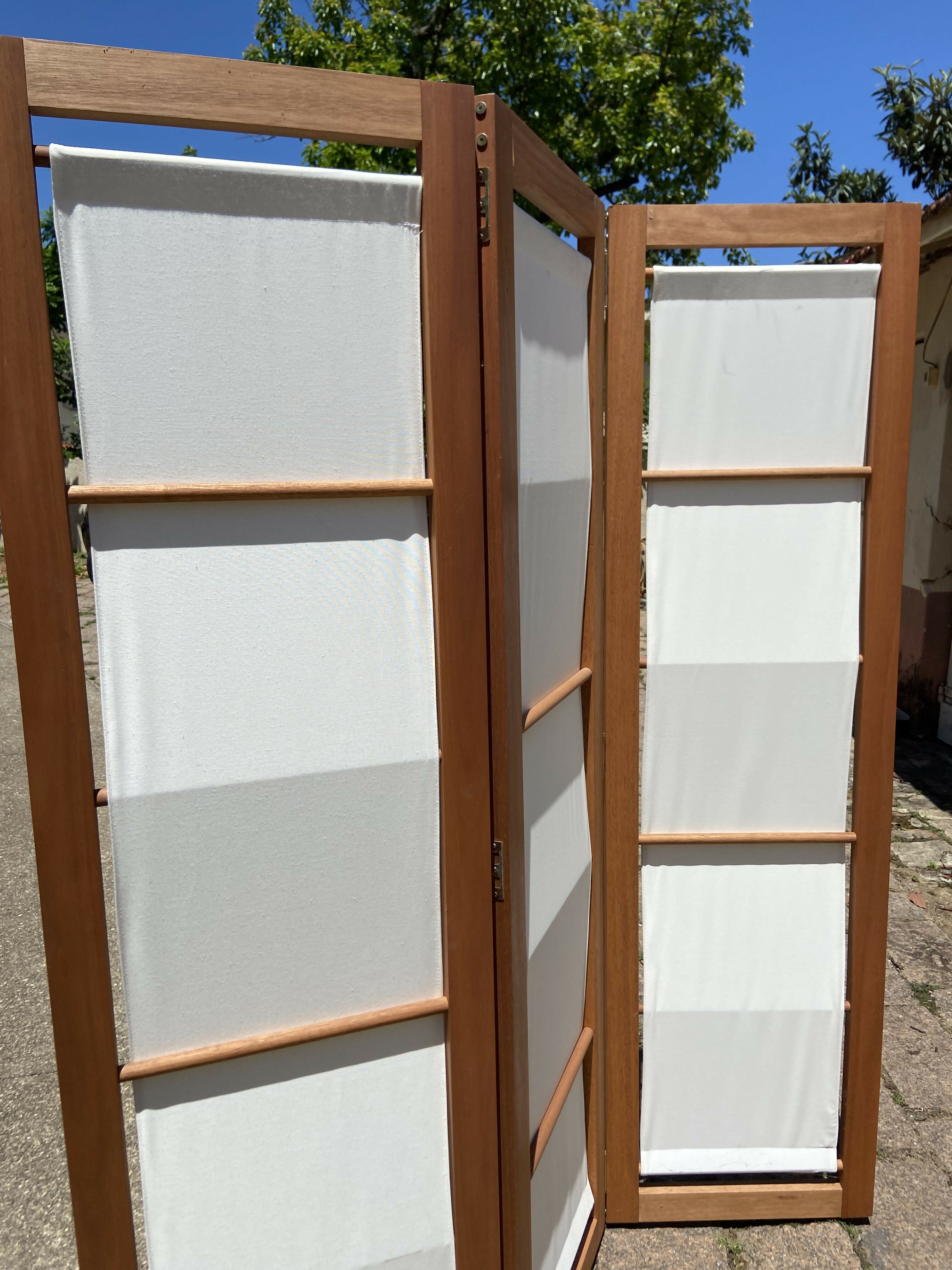 Biombo japonês estilo shoji oriental