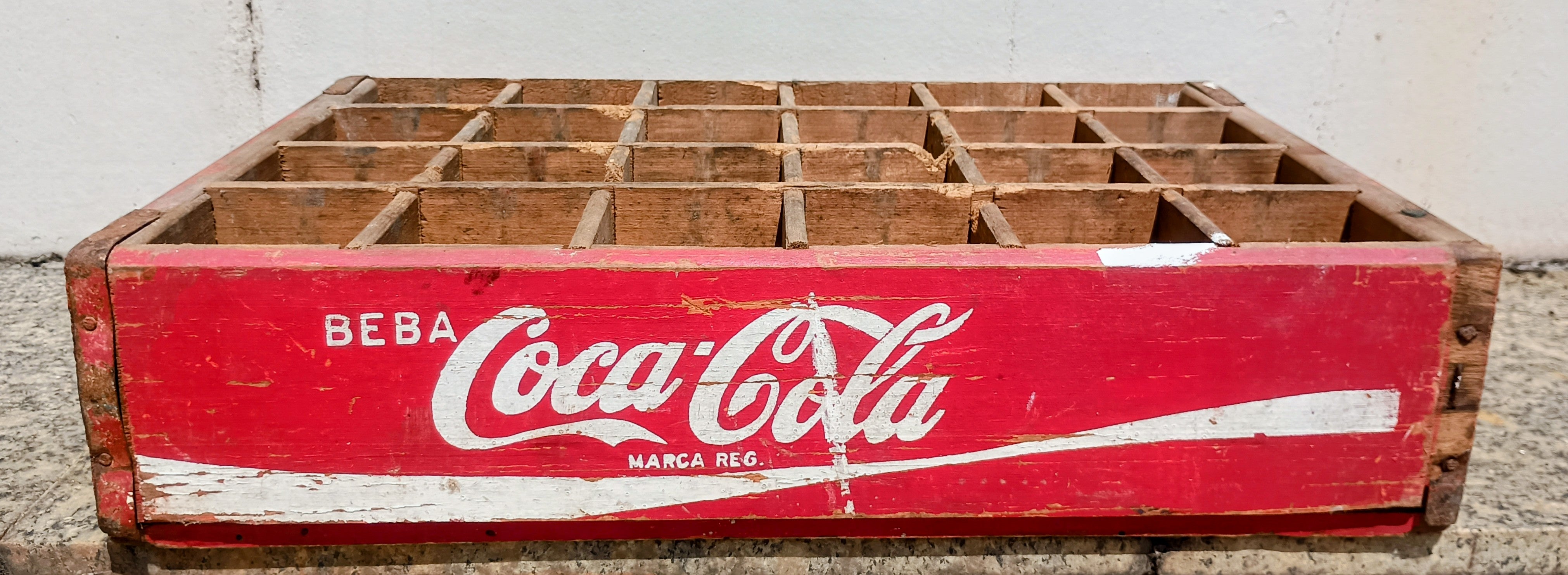 Engradado da Coca-Cola década 50/60