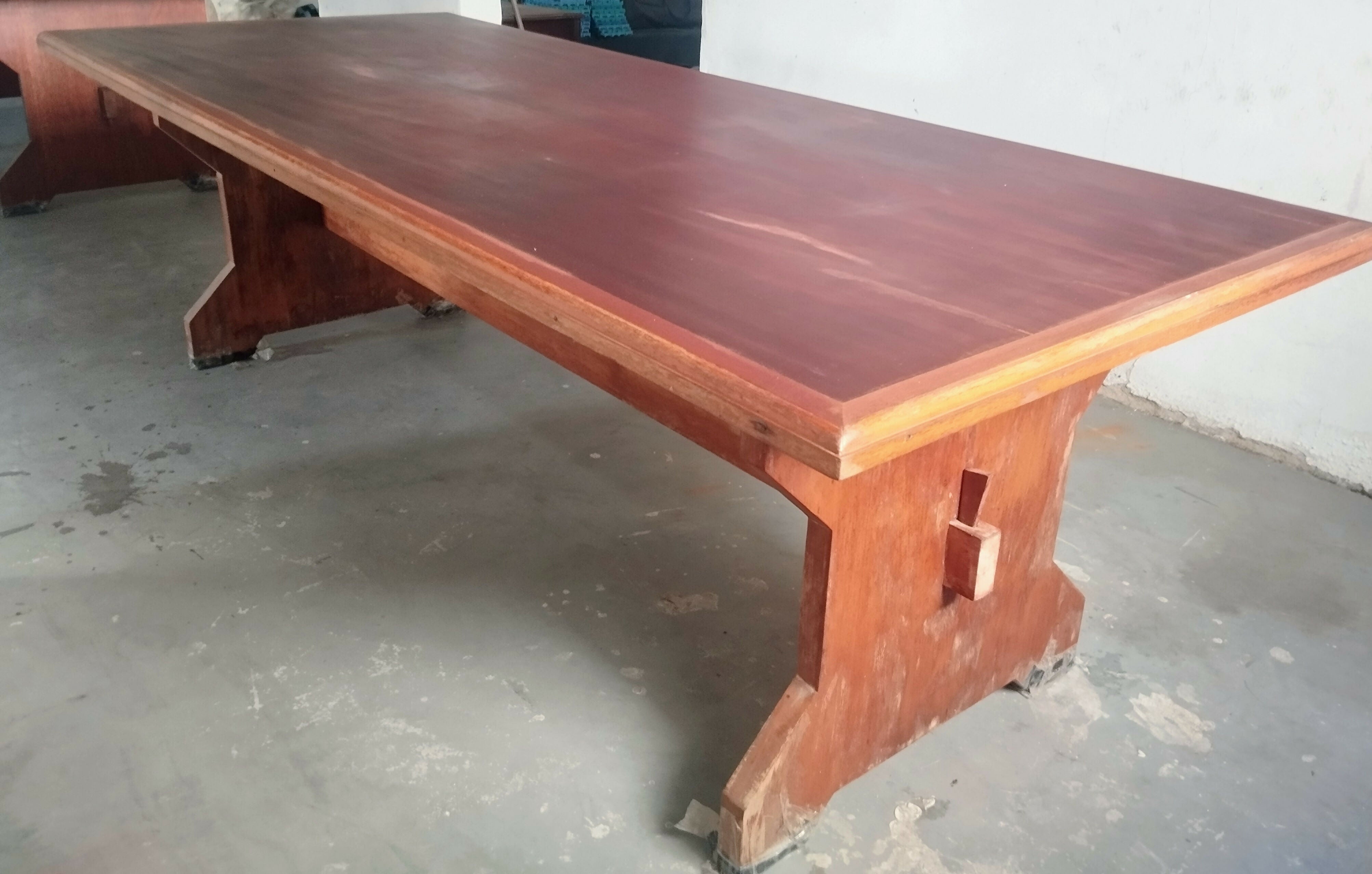 Mesa extraordinária em Mogno Maciço Legítimo – 2,50 metros |