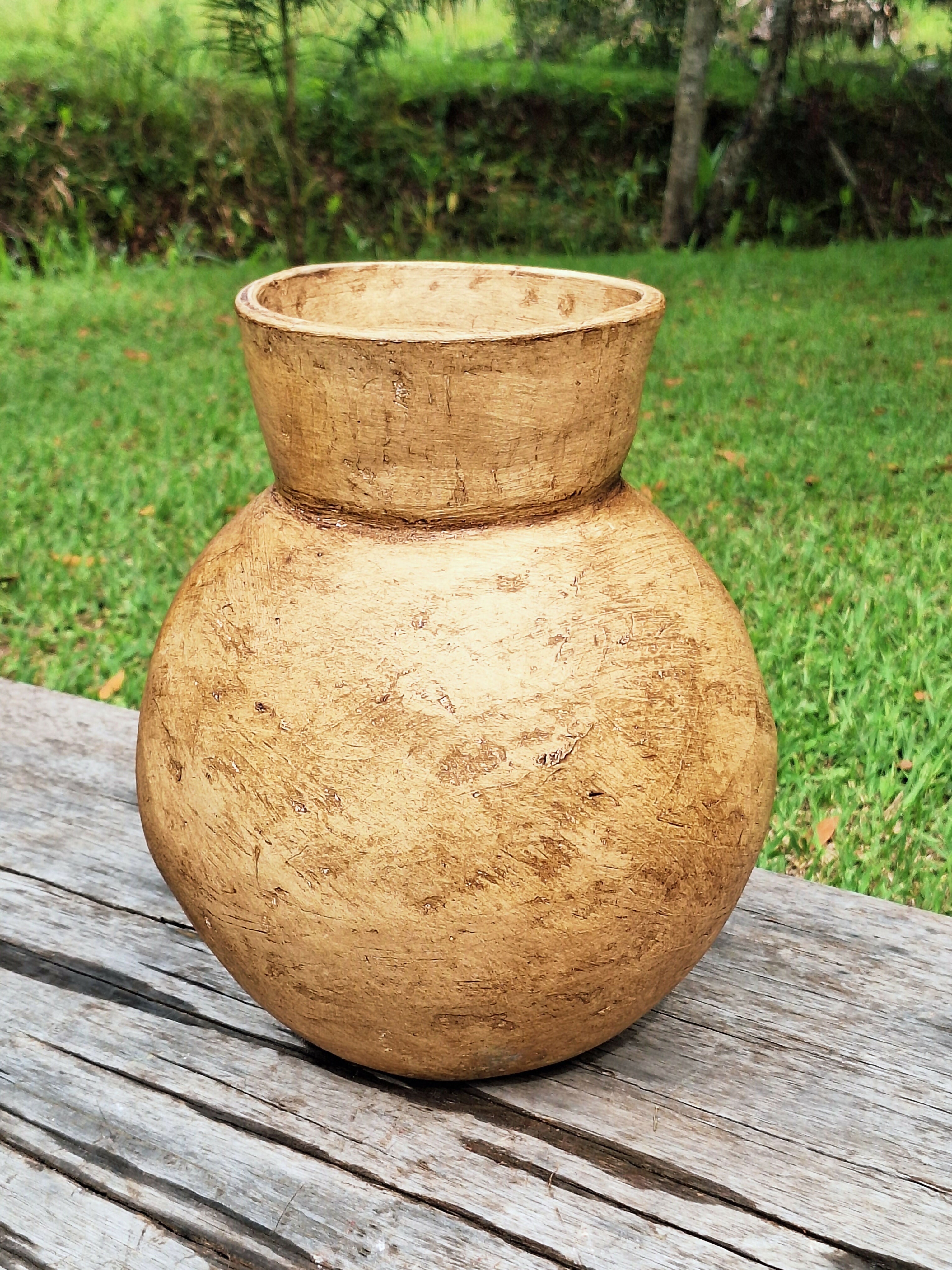 Vasos de Barro Tons Terrosos Tam XG (Valor Unitário)