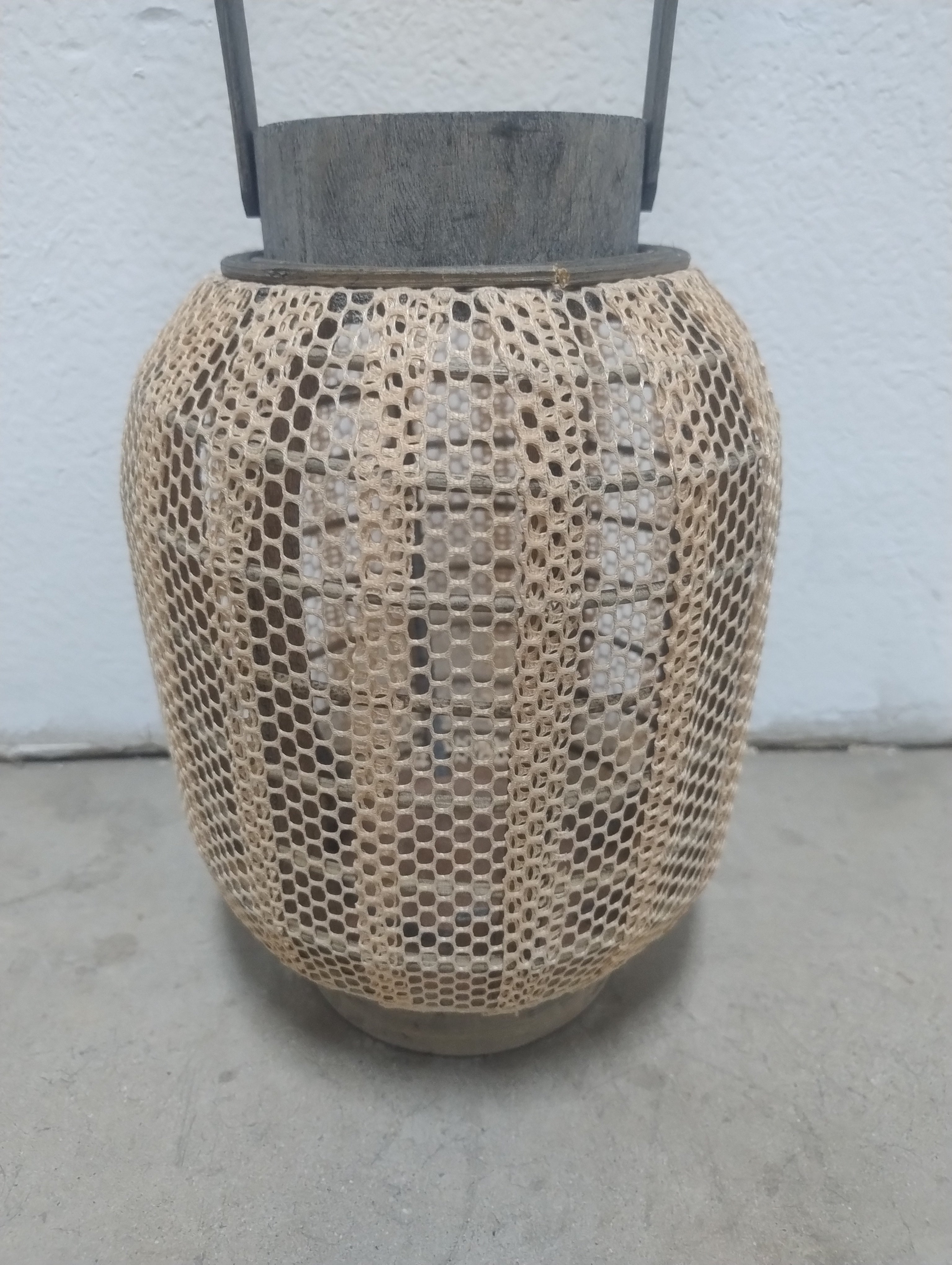 Lanterna Decorativa em Bambu