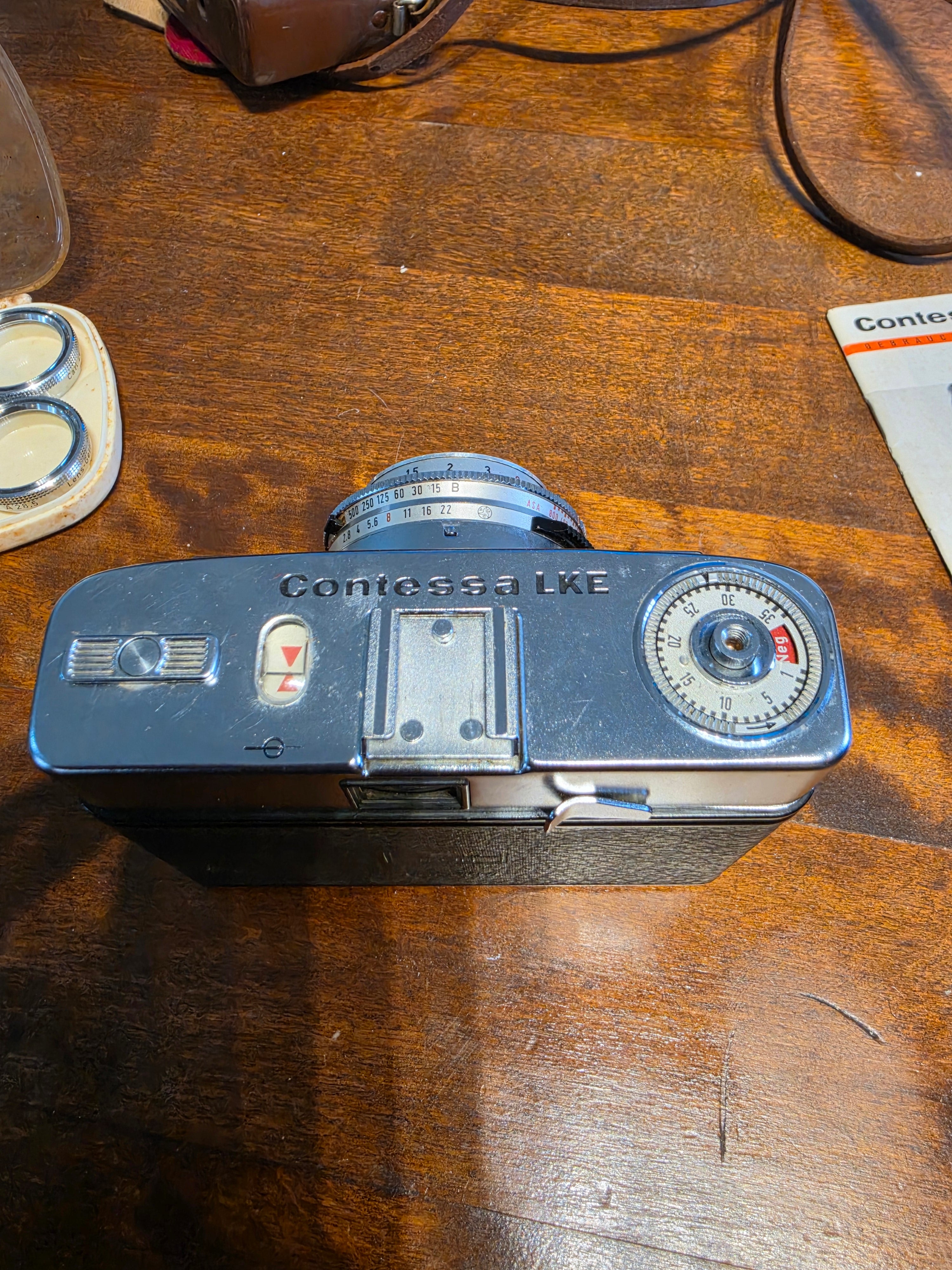 Câmera fotográfica, década de 50, Contenssa LKE - Zeiss Icon