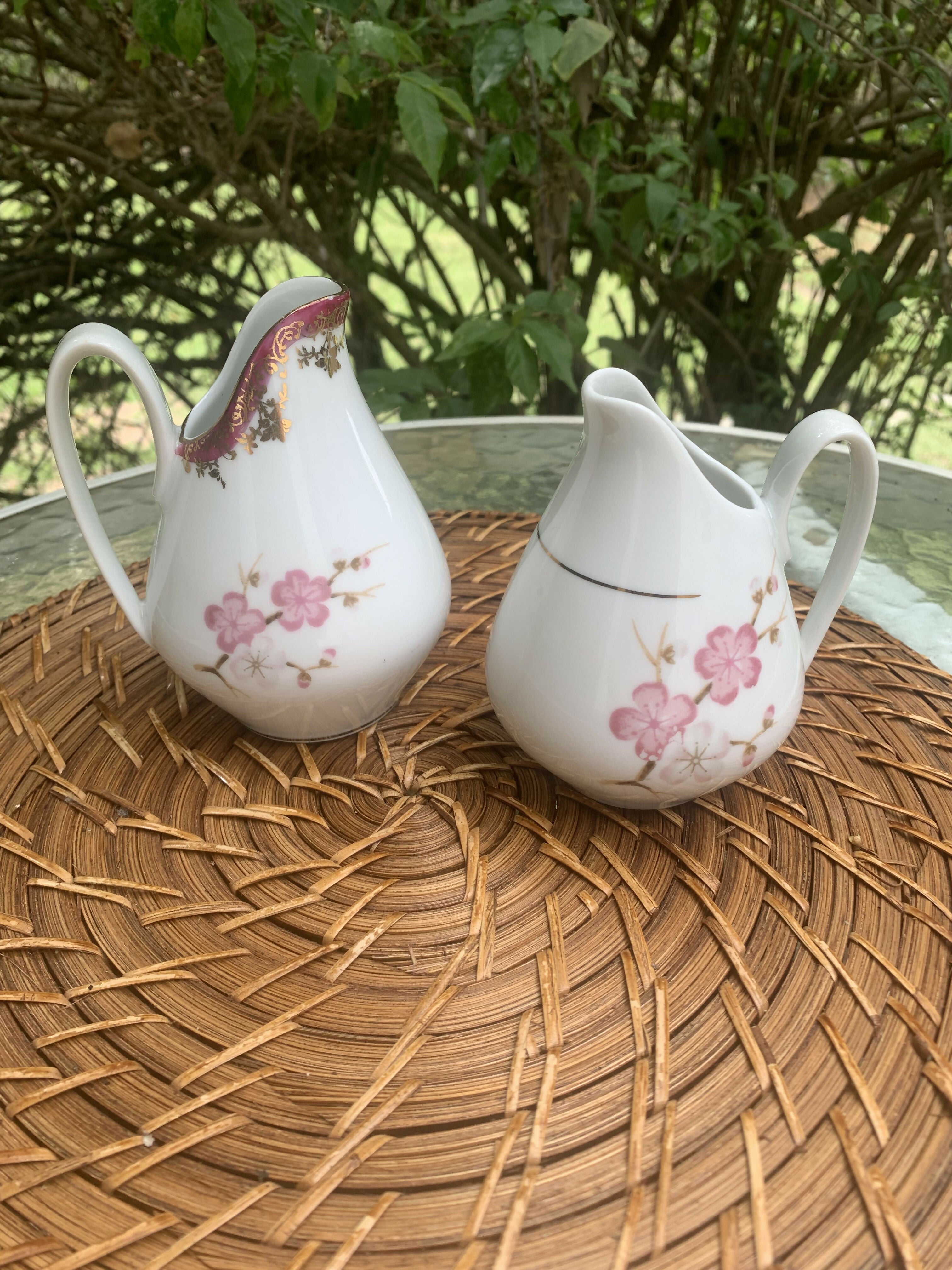 Jarrinhas Leiteiras Cremeiras porcelana Real (valores distintos)