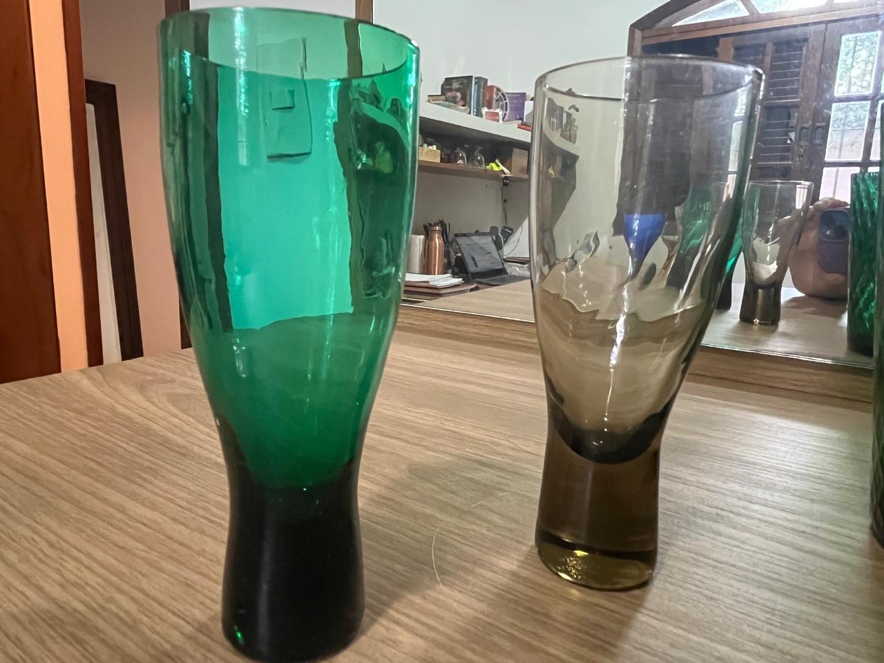 Copos de Cristal - peças únicas da Cristaleria Nacional