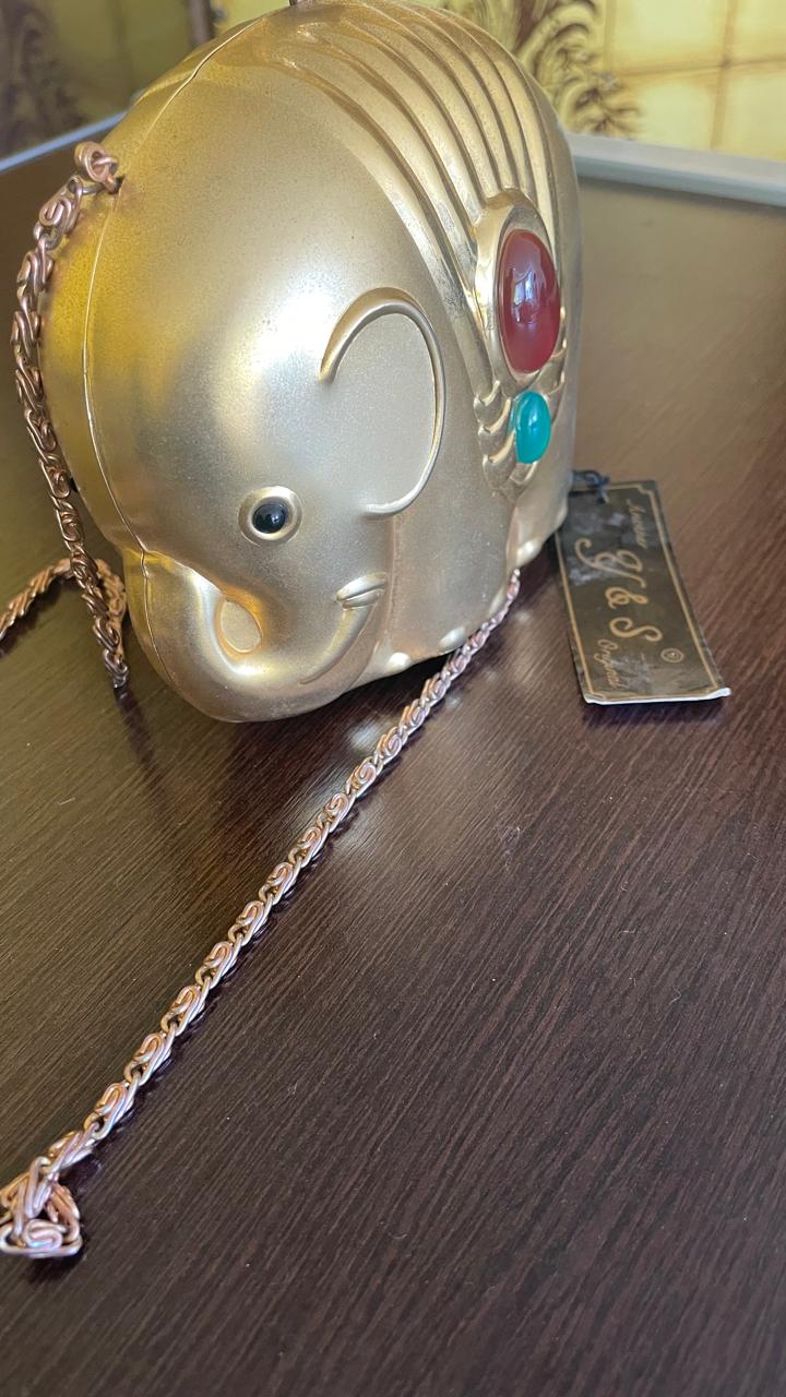 Bolsa de festa vintage temática elefante 