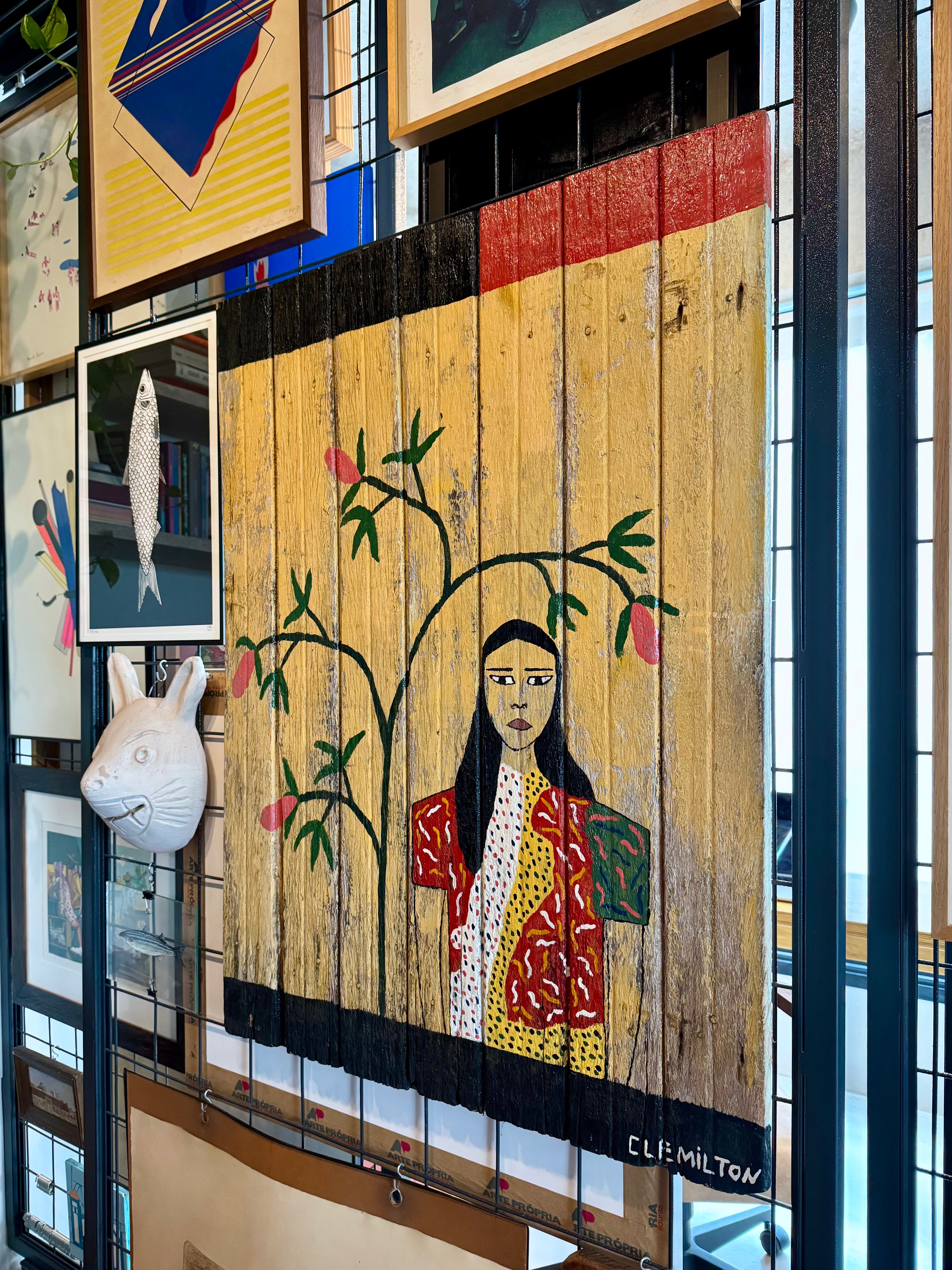 Pintura Clemilton de Mata da Onça