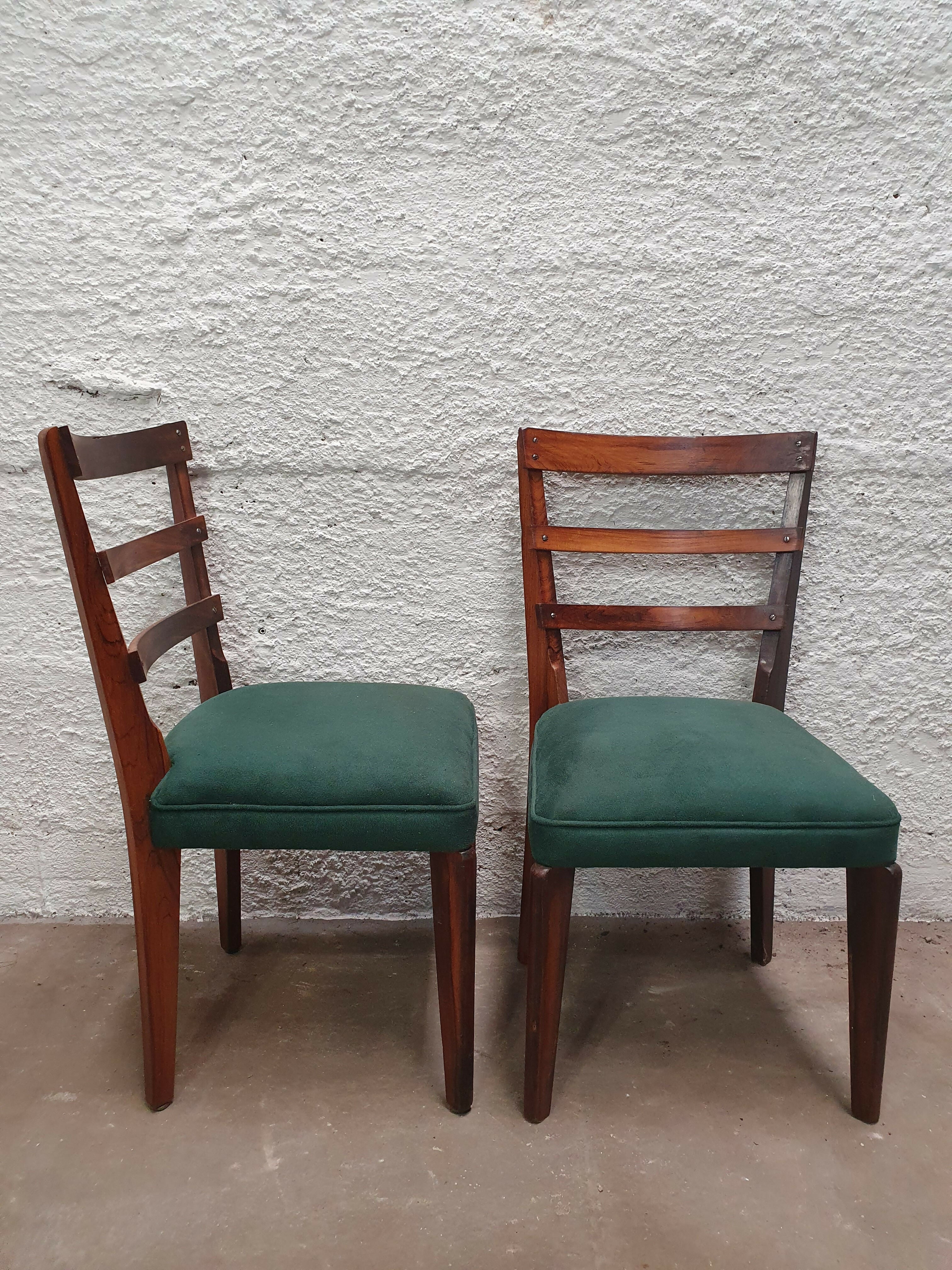 Par de cadeiras design jacarandá estilo Lina bo Bardi