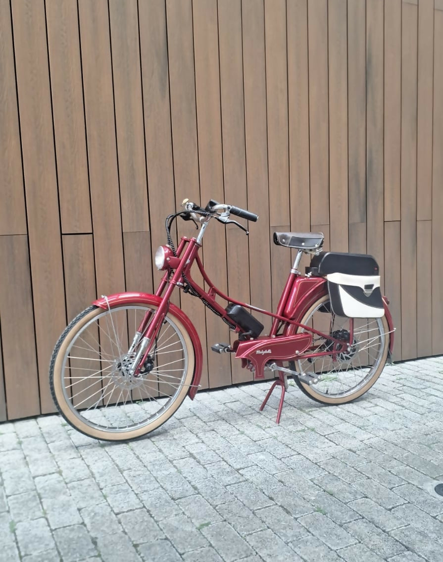 Mobilete Motobecane Anos 50 Convertida para Bicicleta Elétrica