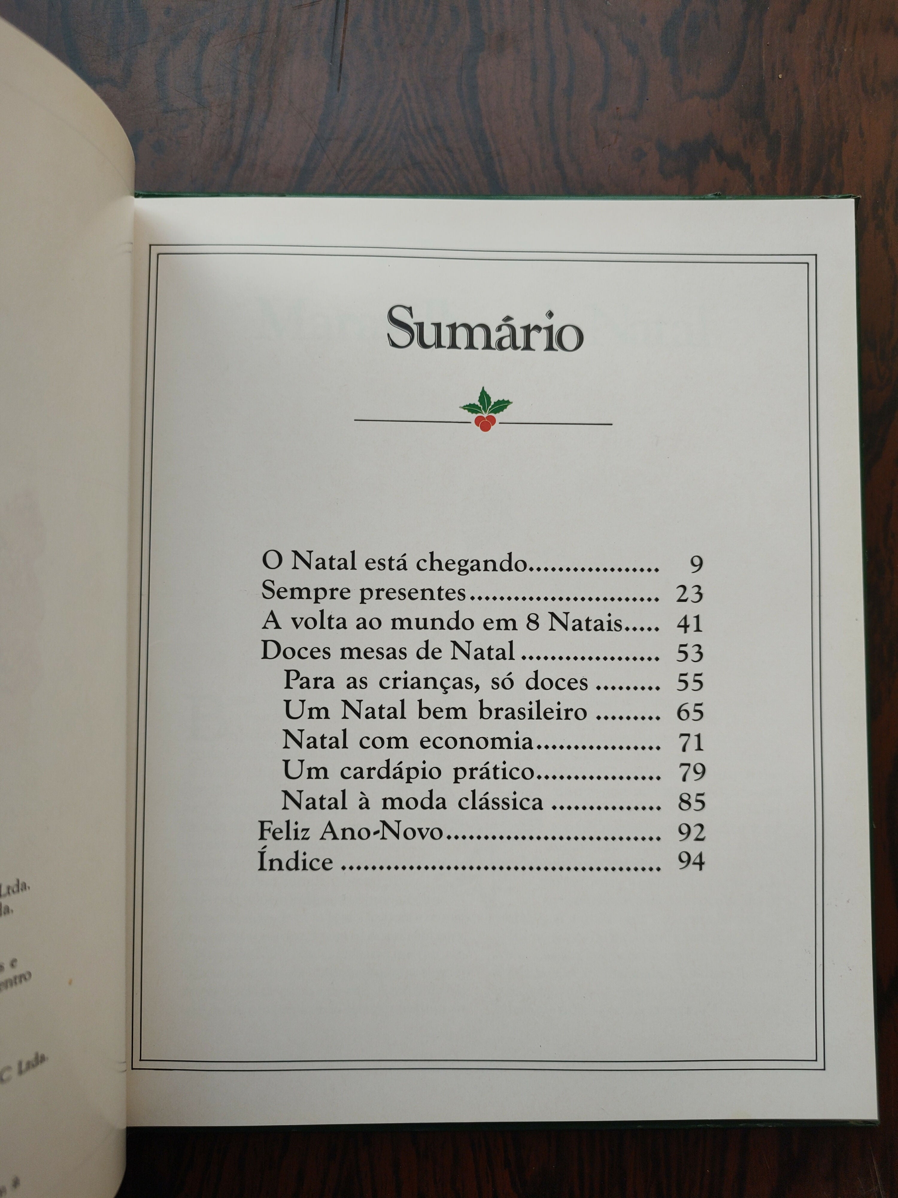 Livro &quot;Doce Natal - um século de maravilhas com leite moça&quot; - edição 1990