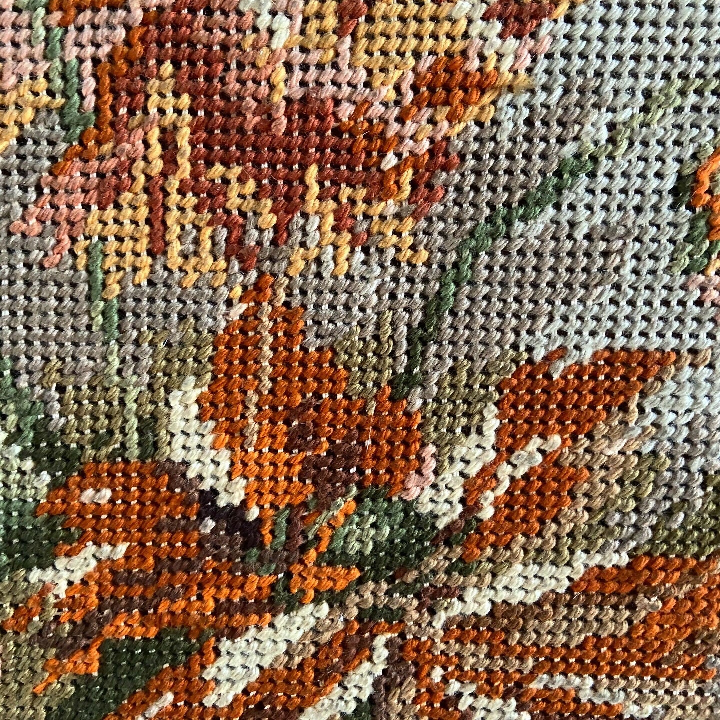 Quadro em tapeçaria vintage