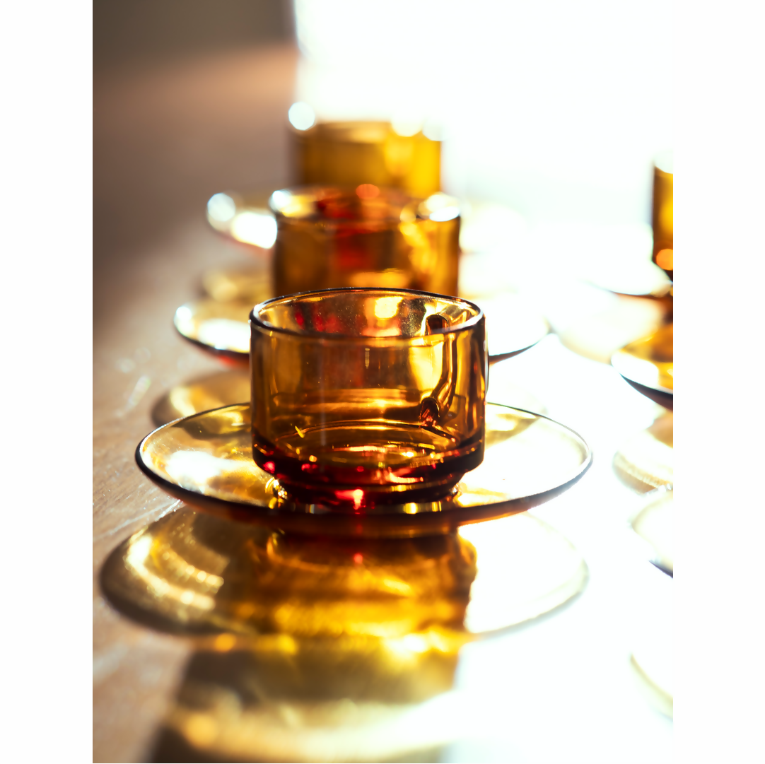 Conjunto 06 Xícaras - Vereco France - Caixa Original - Anos 60/70