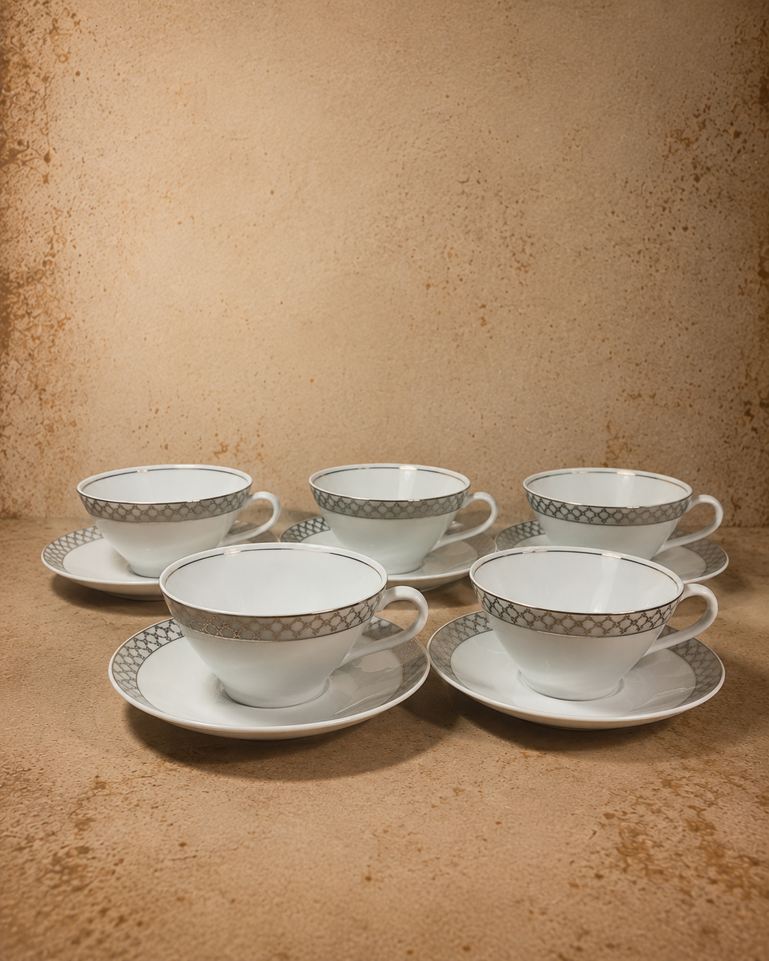 Conjunto para chá em porcelana Real S. Paulo (DMCPS_398A)
