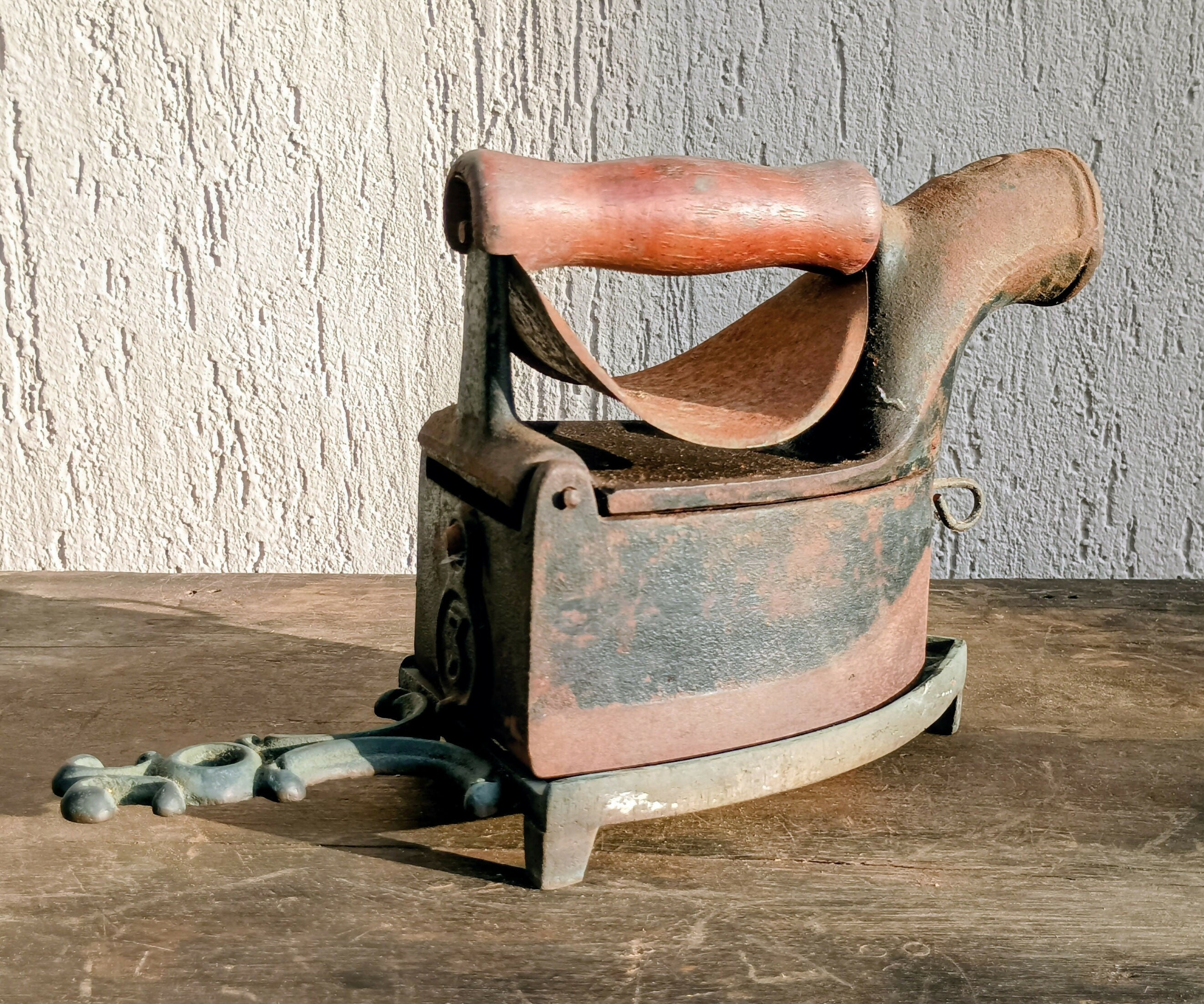 Ferro de passar a brasa completo