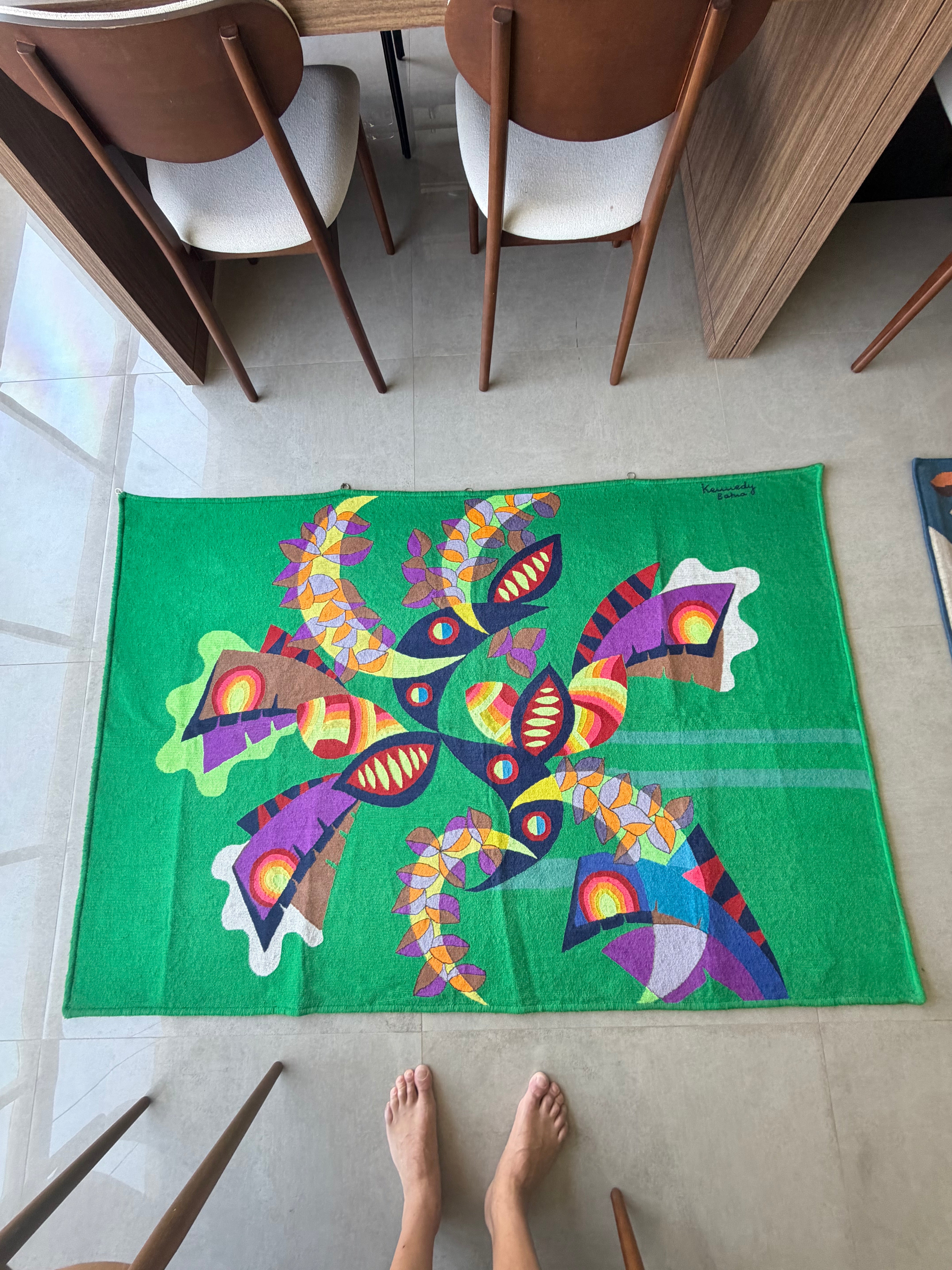 Tapeçaria modernista Kennedy Bahia 130 x 195 cm
