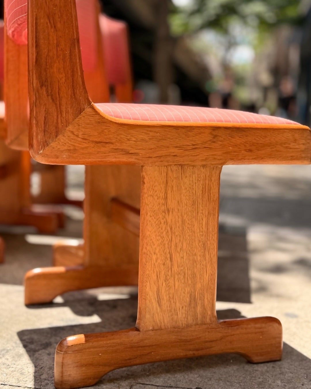 Conjunto 6 cadeiras 60/70s